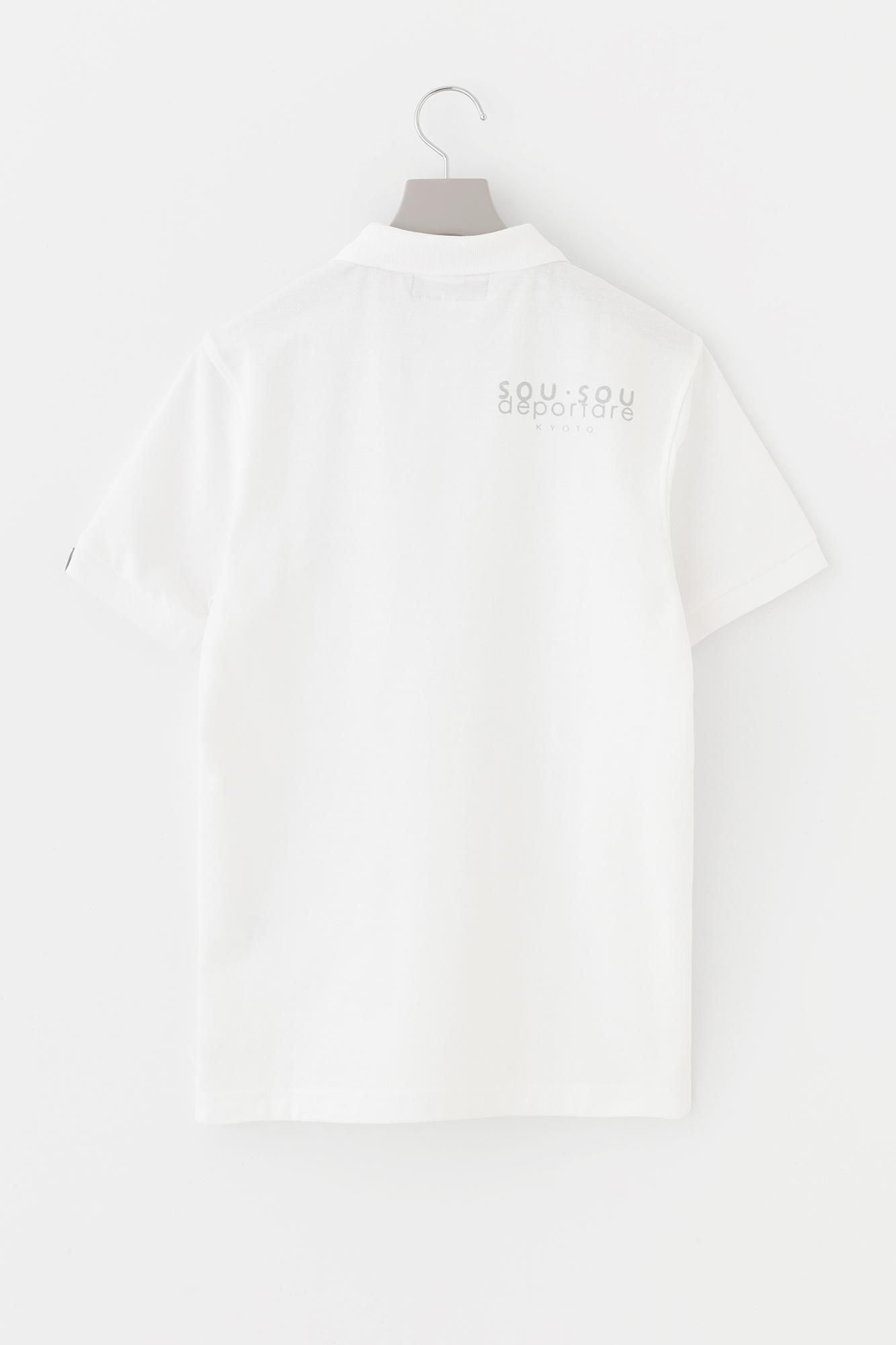 驱逐短袖polo衬衫/白色