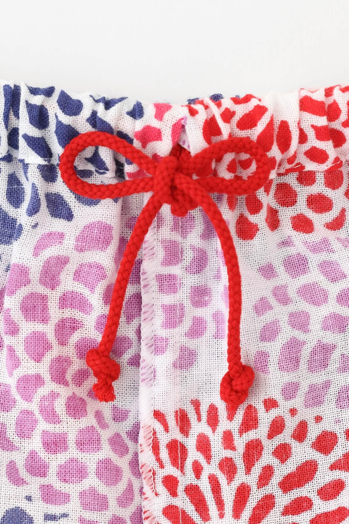 ●伊勢木棉短褲/全菊 白色