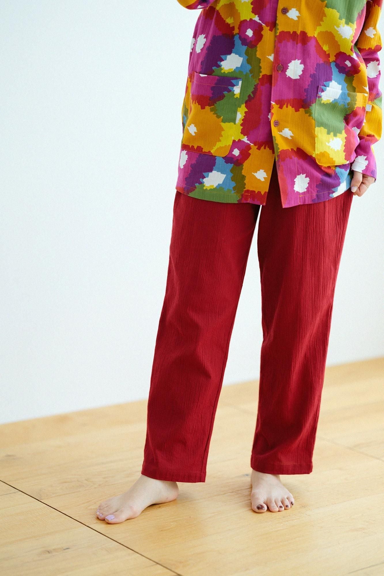 takashima chiku 20/20纺织睡衣/开花x胭脂