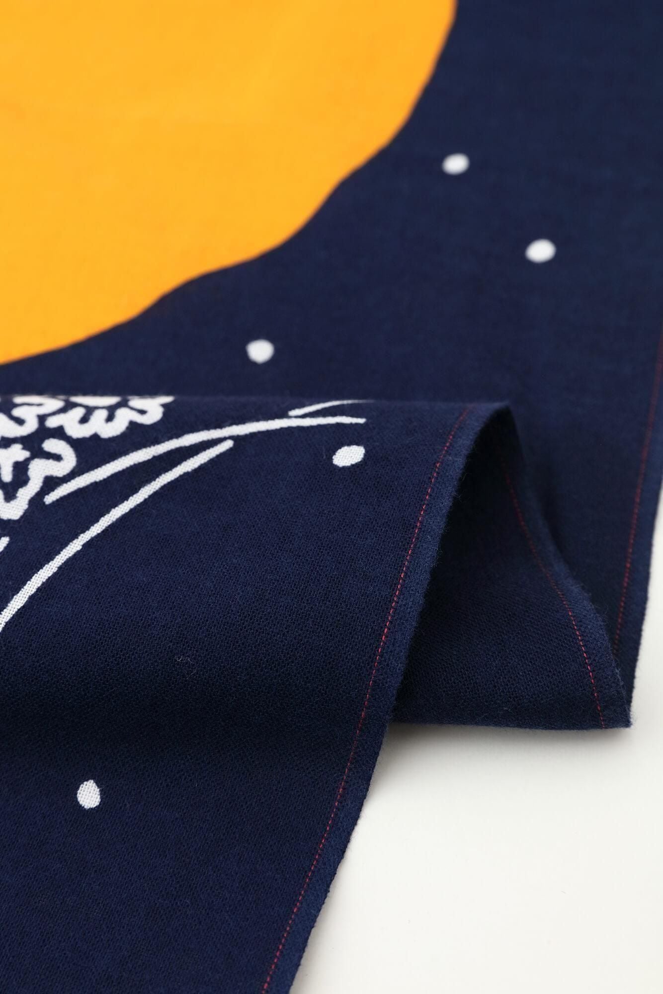 Isemomen Cotton Textile Handkerchief / Autumn Night