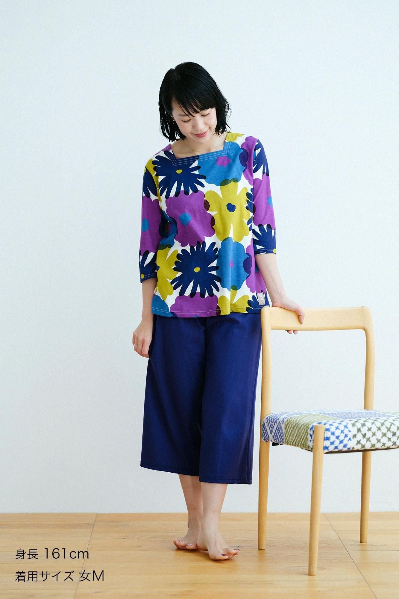 【net limited】SOU・SOU×Wacoal Kan GIBAO Set / Oraka Multicolored Shirahae