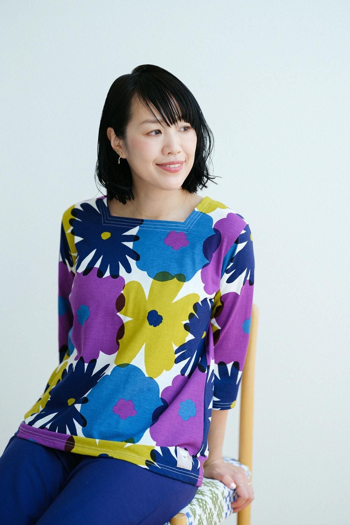 【net limited】SOU・SOU×Wacoal Kan GIBAO Set / Oraka Multicolored Shirahae