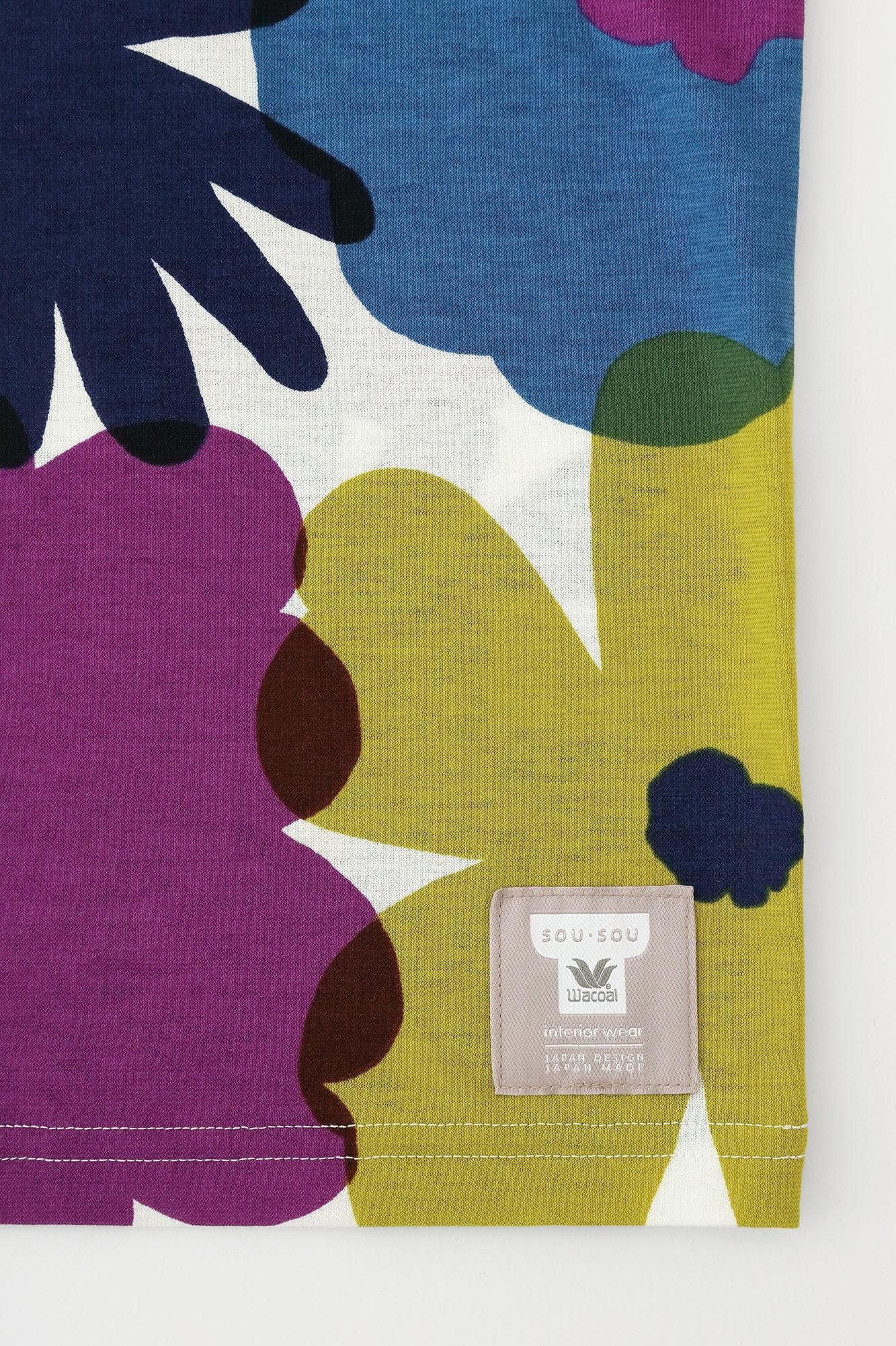 【net limited】SOU・SOU×Wacoal Kan GIBAO Set / Oraka Multicolored Shirahae