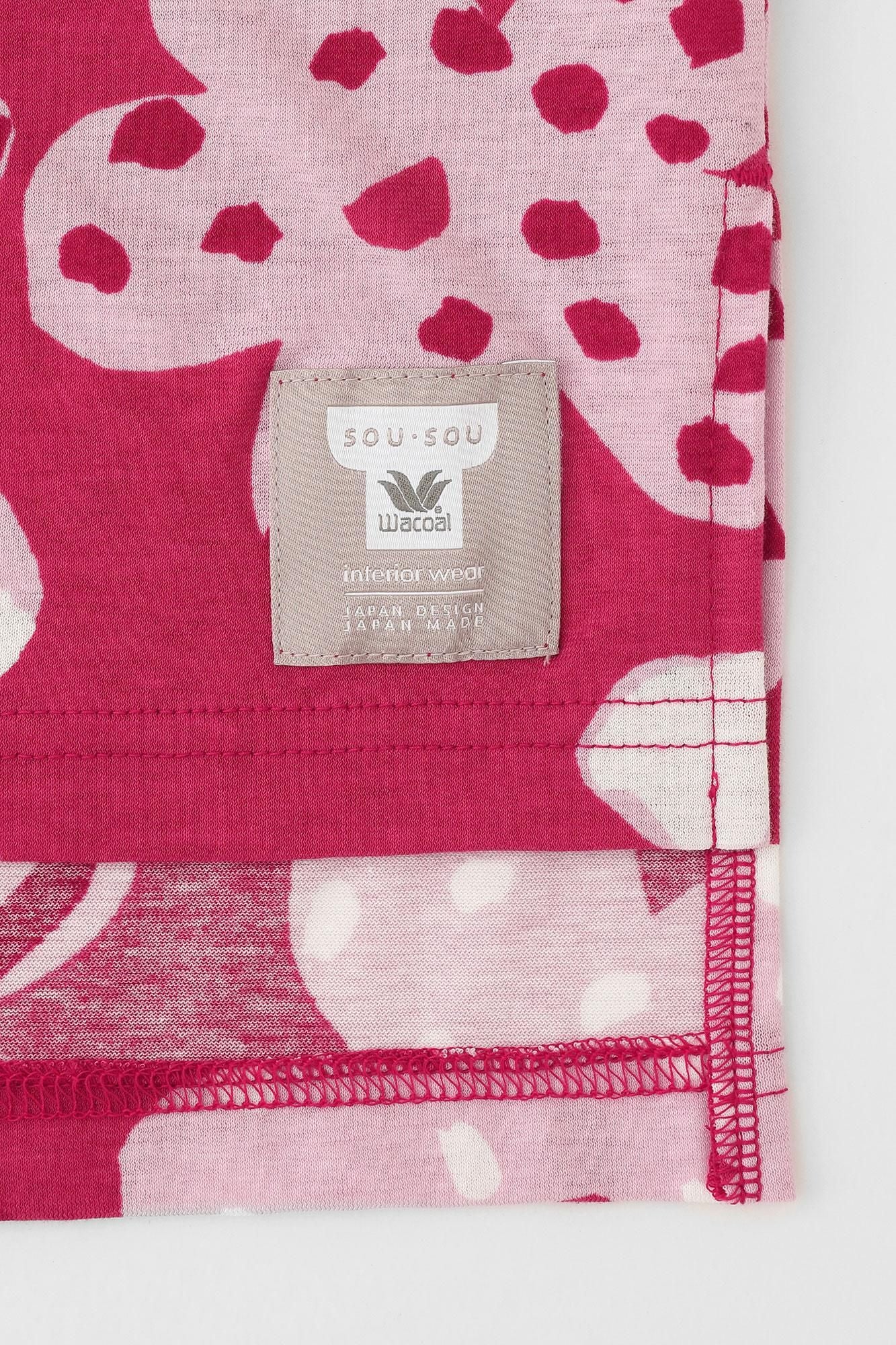 【官網限定】SOU・SOU×華歌爾寬貫頭衣下裝 /綻放深紅色