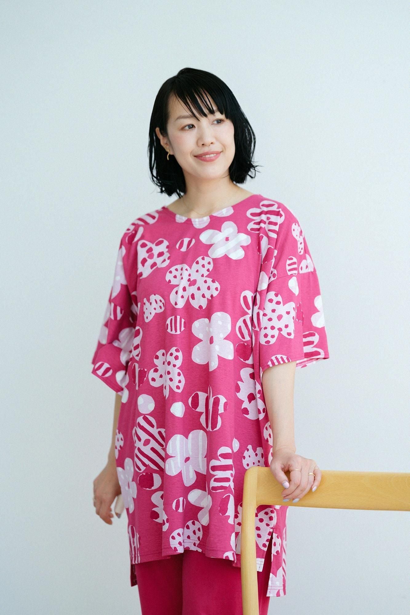 【官網限定】SOU・SOU×華歌爾寬貫頭衣下裝 /綻放深紅色