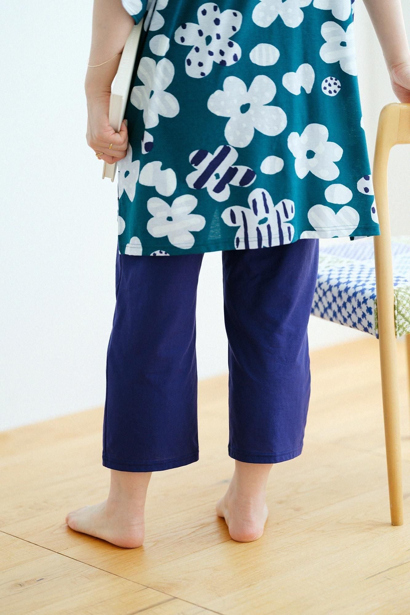 【官網限定】SOU・SOU×華歌爾寬貫頭衣下裝 /綻放灰藍色