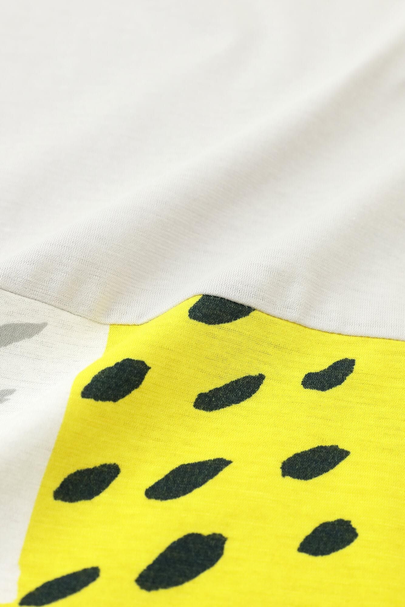 【官網限定】SOU・SOU×華歌爾寛長方形洋裝雙色/淺灰色×胡同 檸檬色