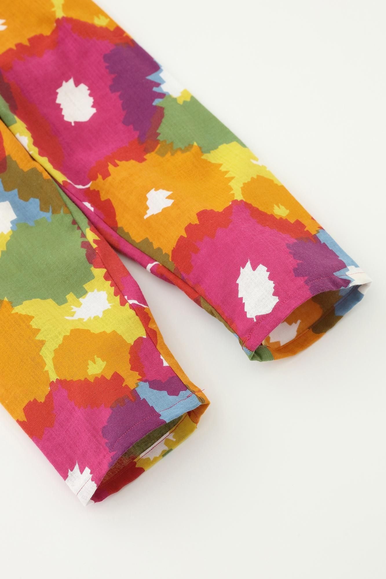 ●伊勢木棉 童裝長褲/盛開