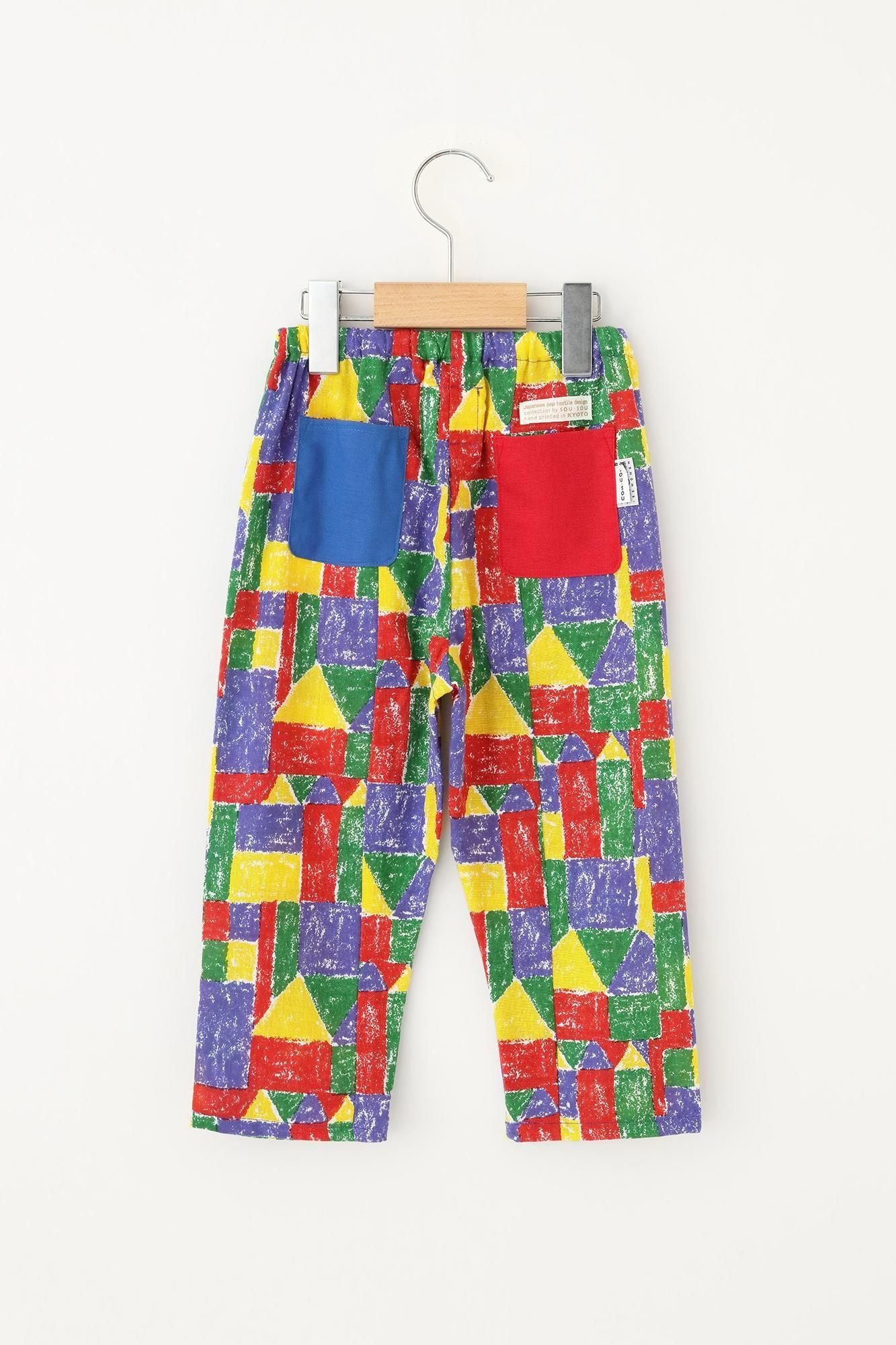 ●伊勢木棉 童裝長褲/積木之家