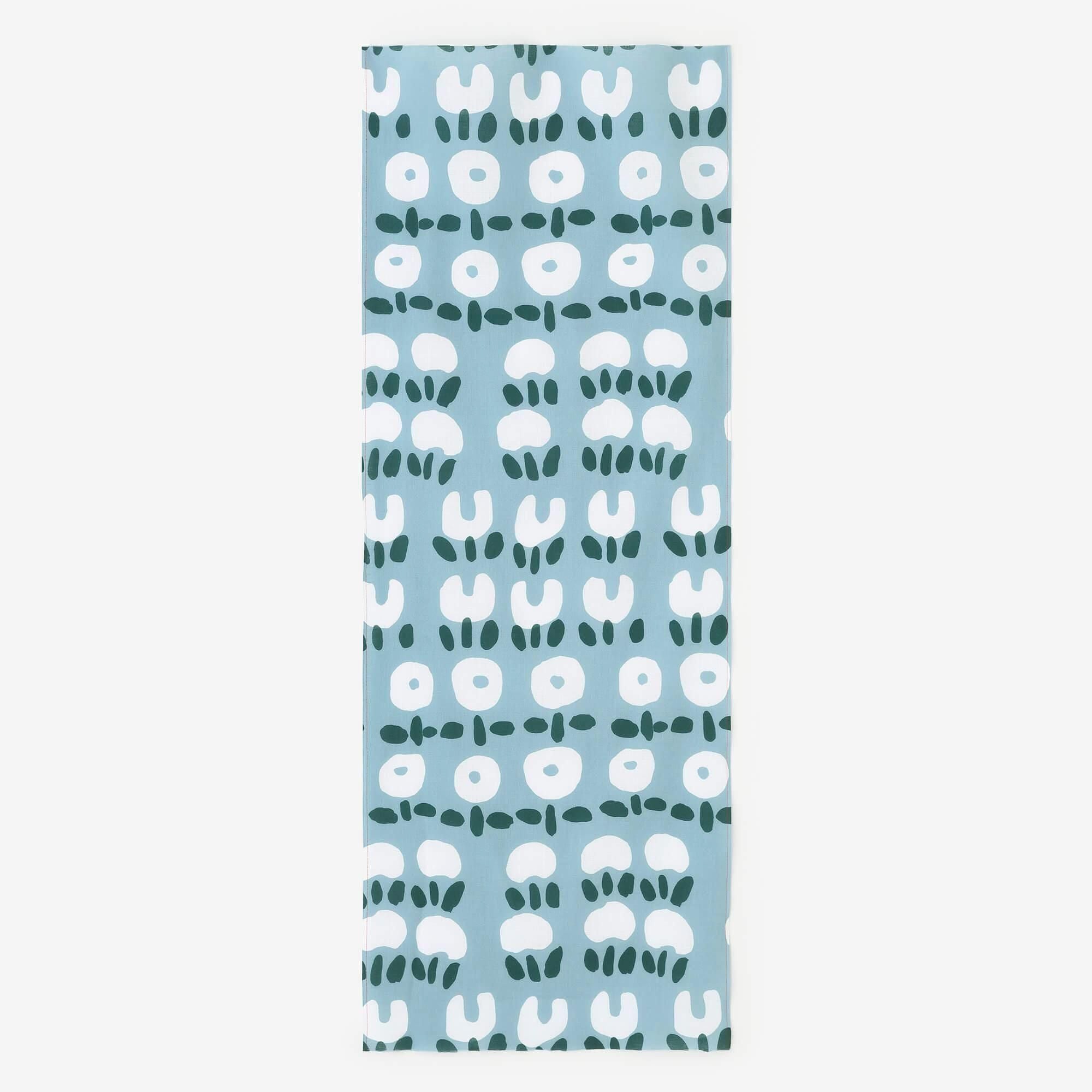 伊勢木綿 textile手ぬぐい／咲いた咲いた