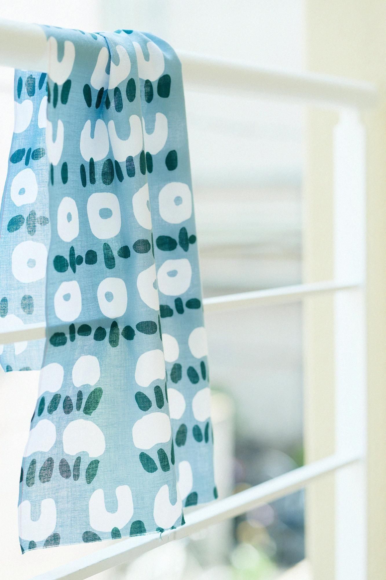 ISe Cotton Textile Tenugui / Fleumed in flowing