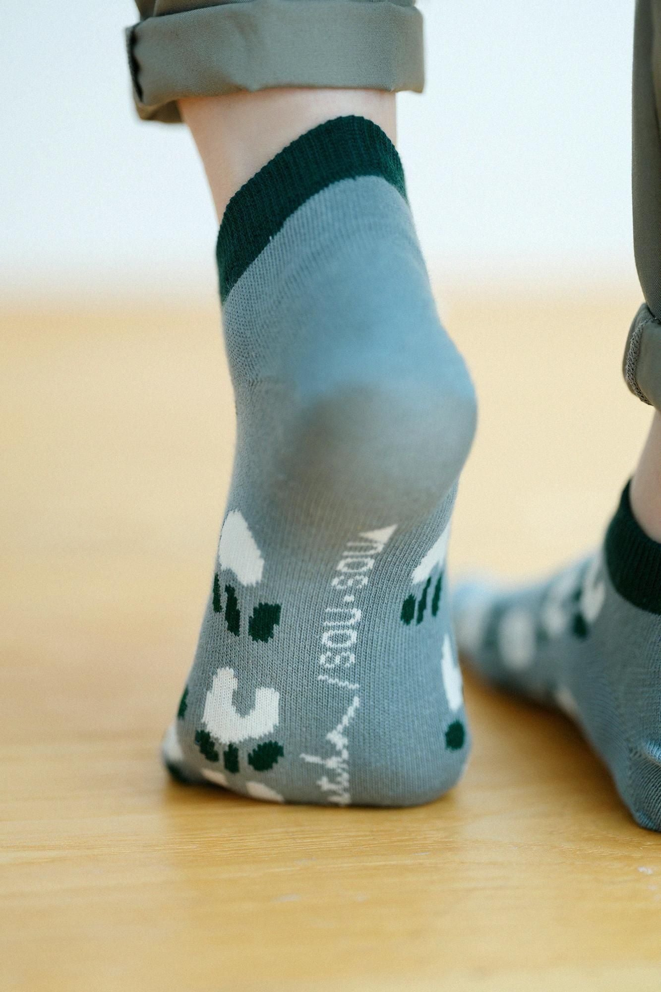 在塔比袜(长度约) /开花的下(男人和女人)