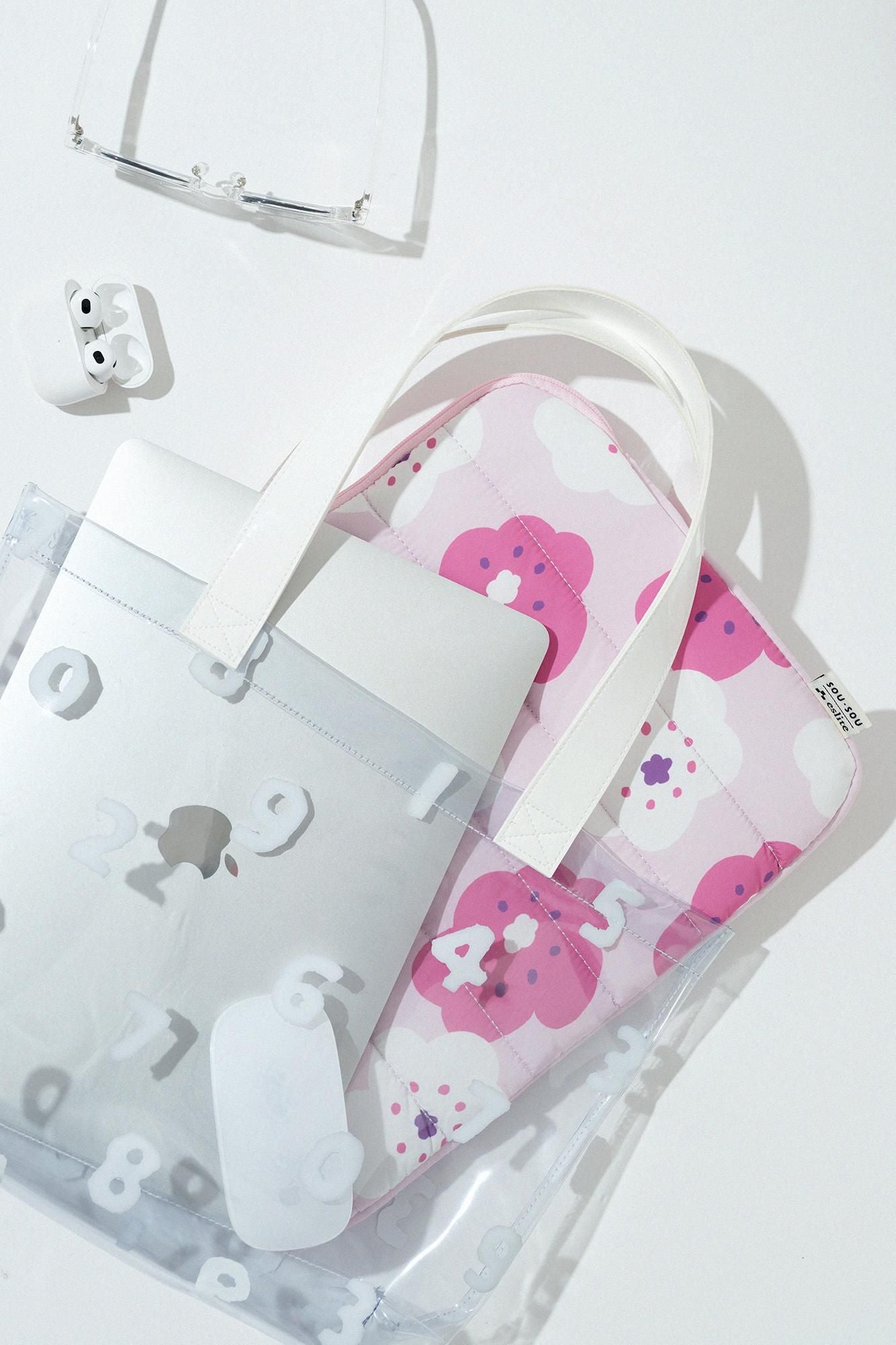 SOU・SOU×Eslite书店PC袋/微笑粉红色