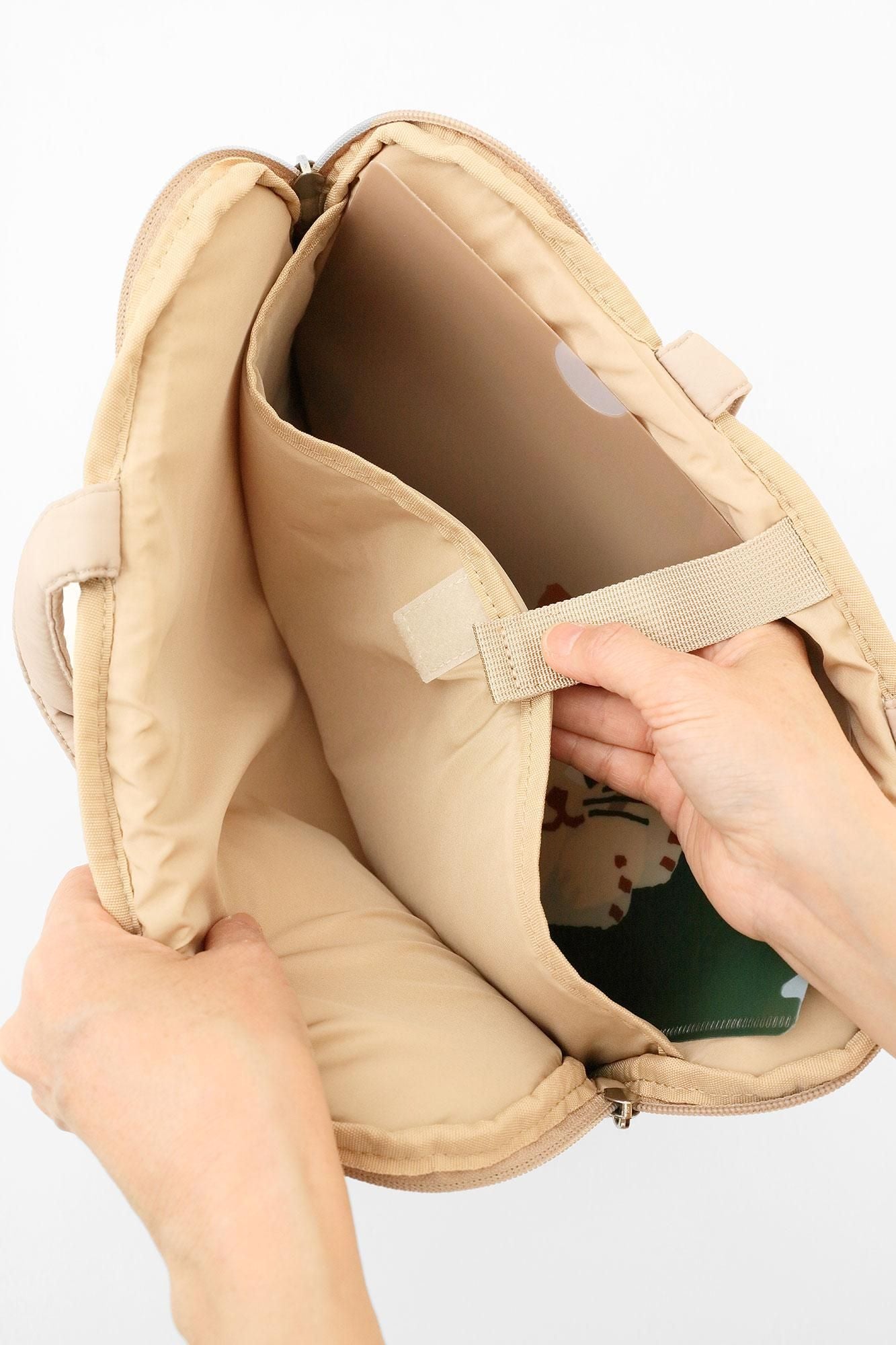 SOU・SOU×誠品書店 PCポーチ/三毛猫 ベージュ