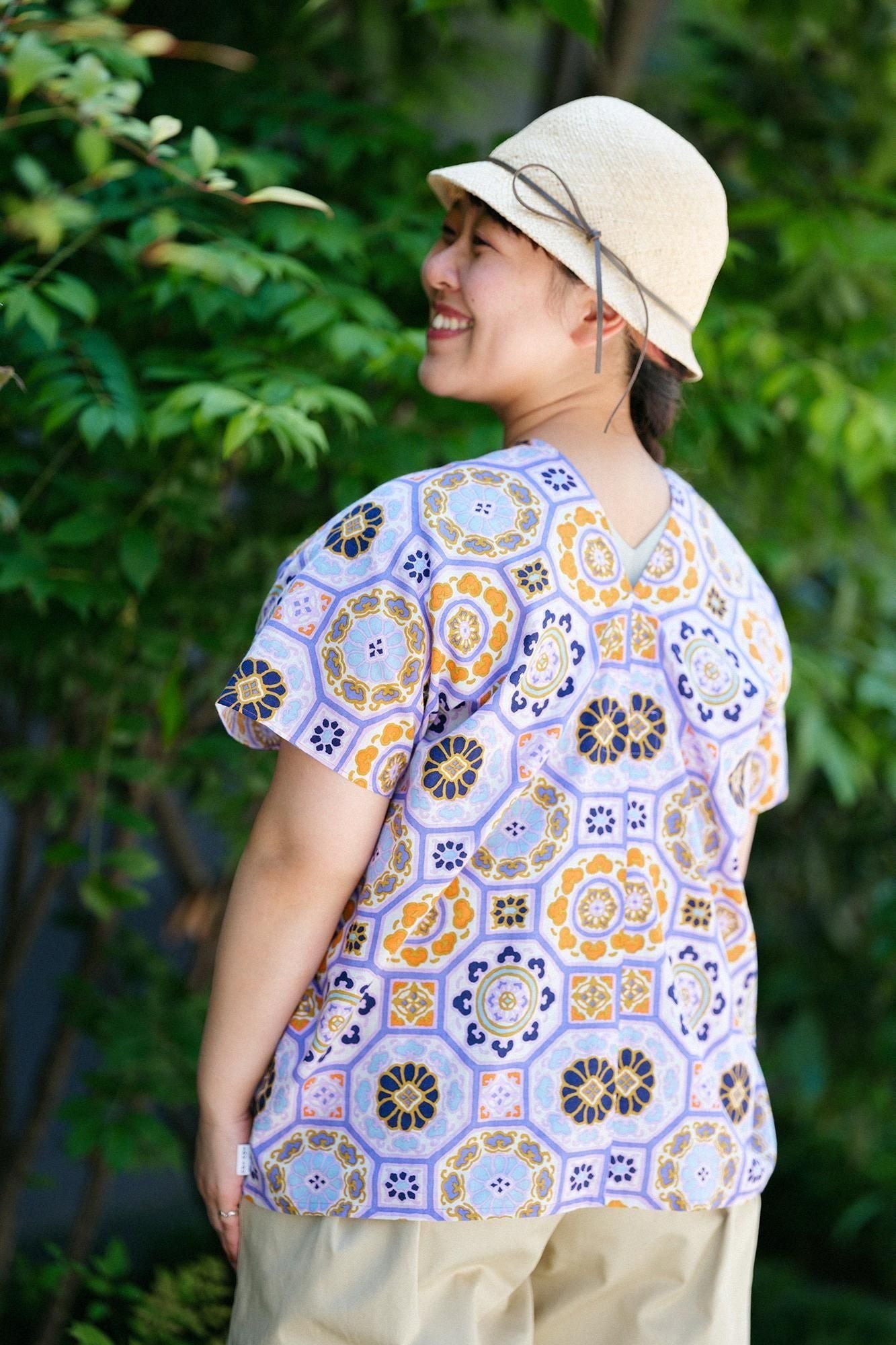 이세모멘 분 사각형옷 후타츠미/카레이 레드 등비병 (Beni Fujiiro)