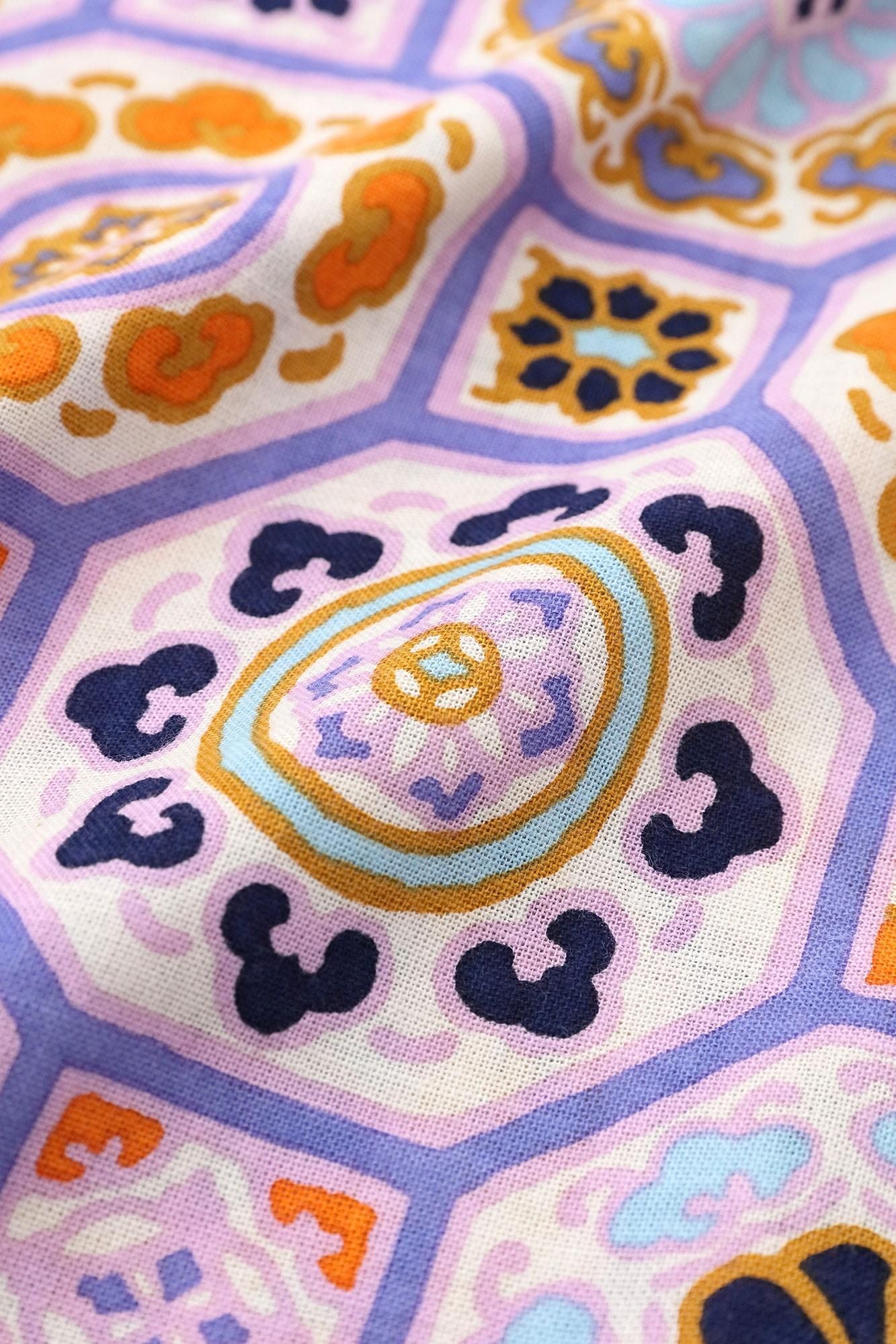 이세모멘 분 사각형옷 후타츠미/카레이 레드 등비병 (Beni Fujiiro)