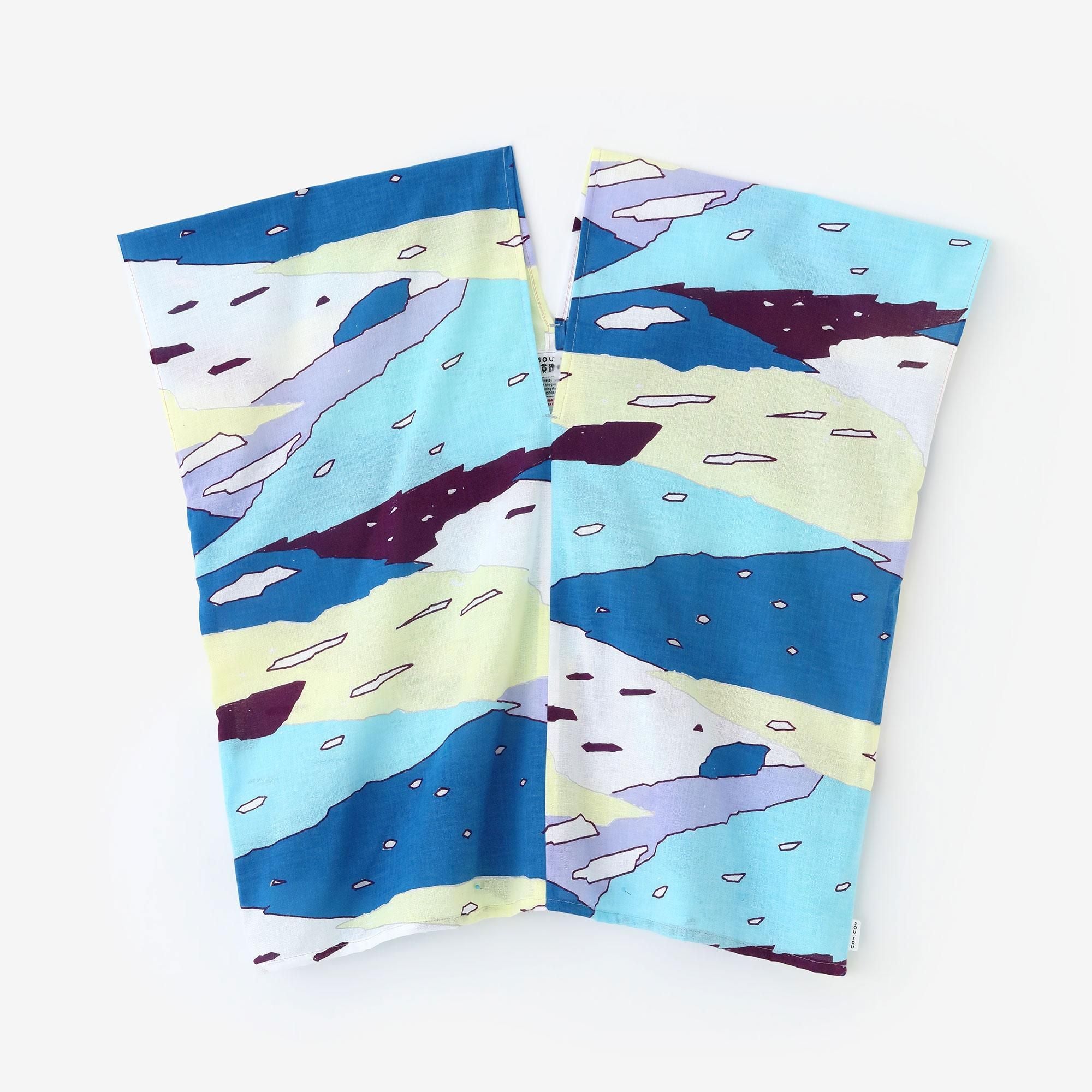 Isemomen Cotton Bun Square Top Split Joint / Streams Covered with Thick Ice