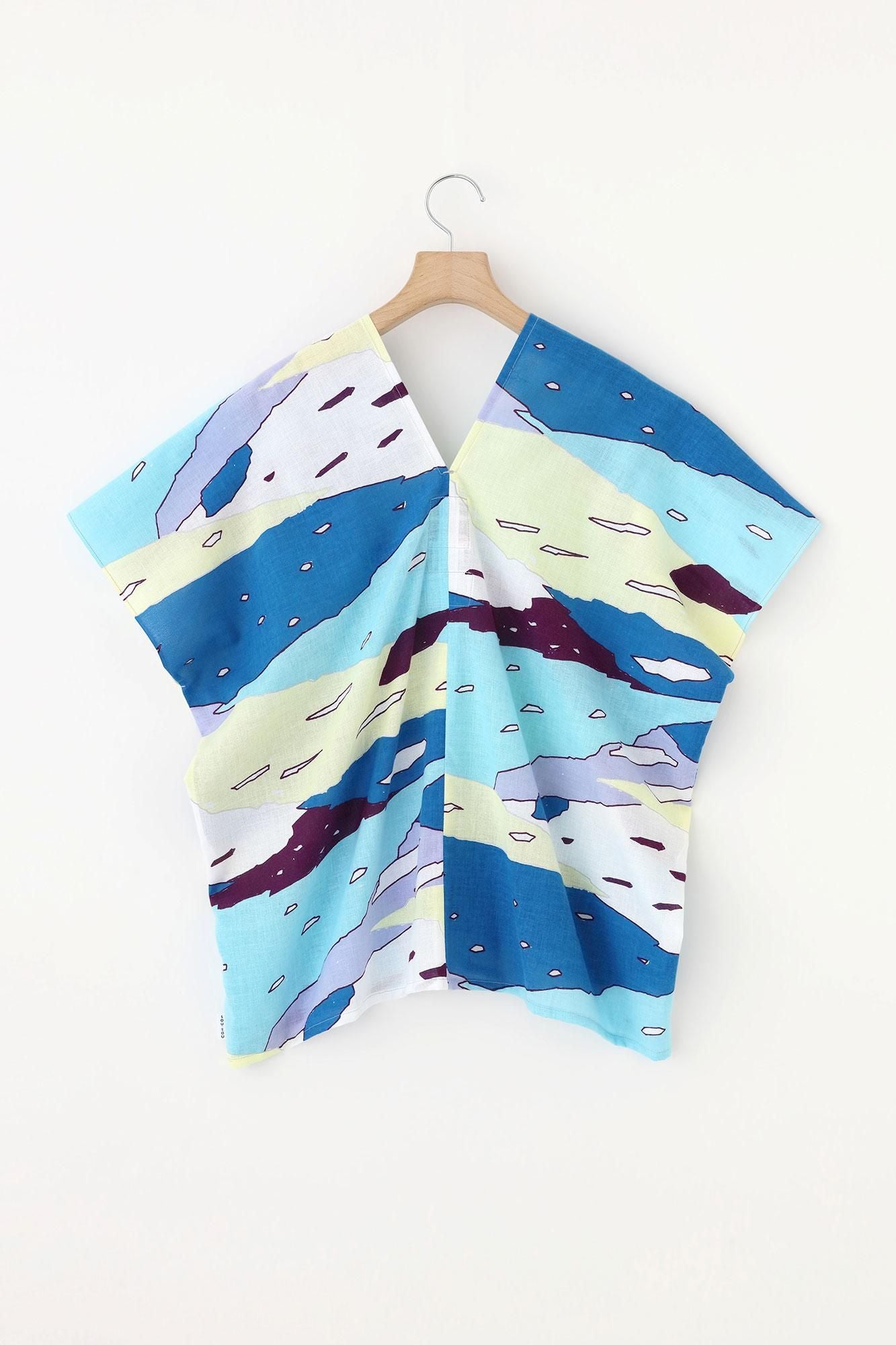 Isemomen Cotton Bun Square Top Split Joint / Streams Covered with Thick Ice