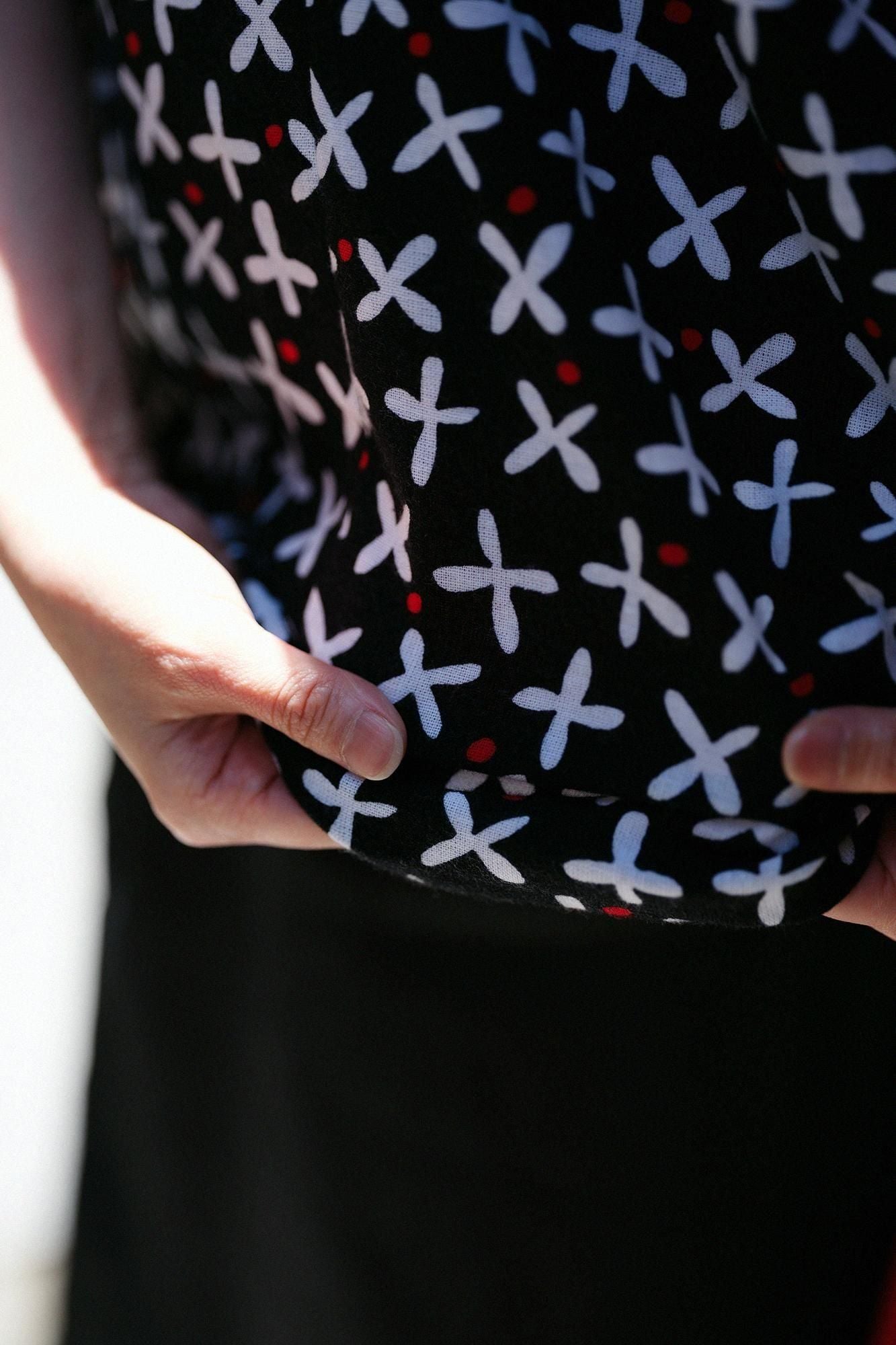 ISE棉文文字(BUN)方形衣服(2件) / Suzushiro草,湿羽毛(Nutar)