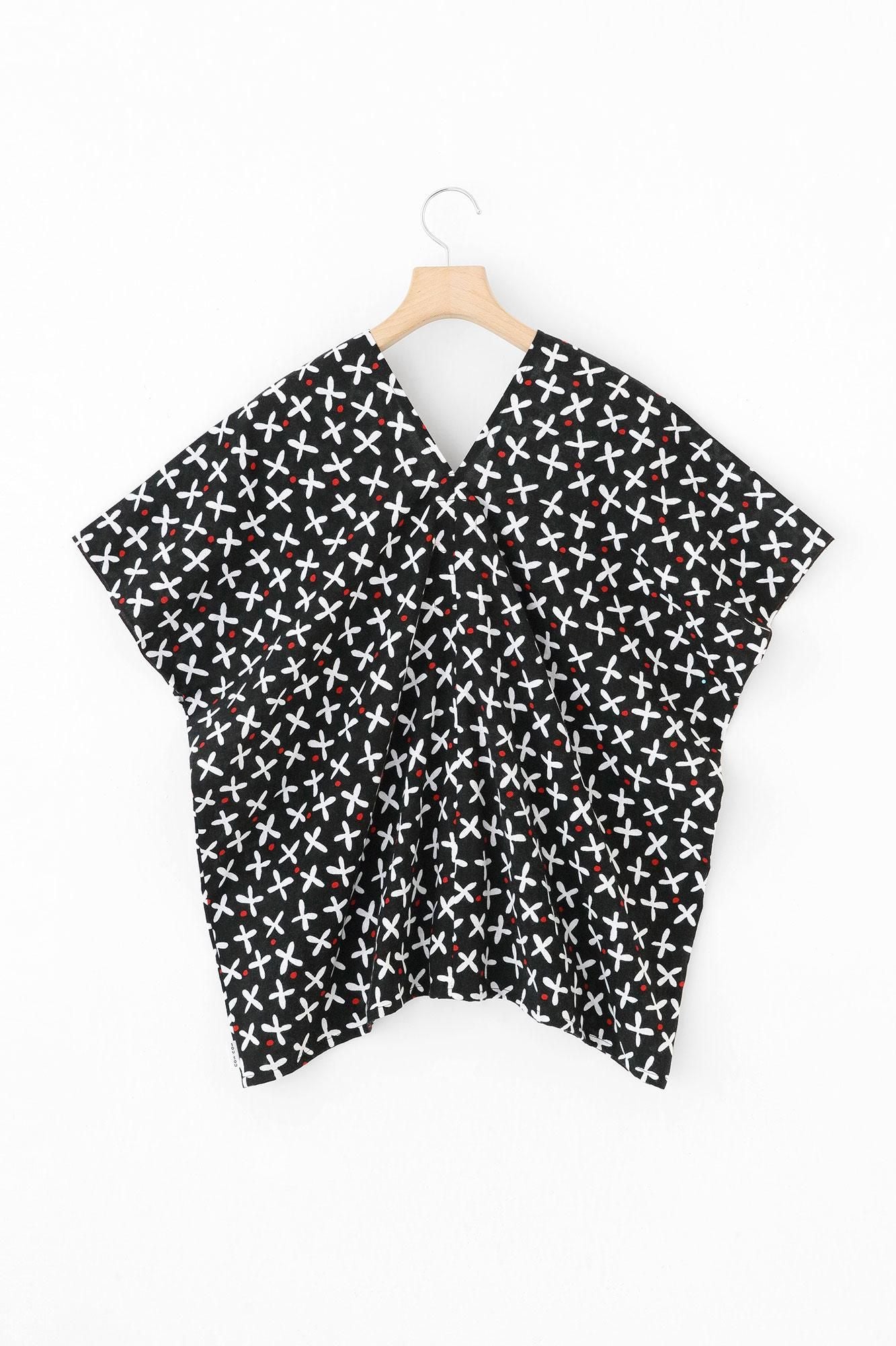 ISE棉文文字(BUN)方形衣服(2件) / Suzushiro草,湿羽毛(Nutar)