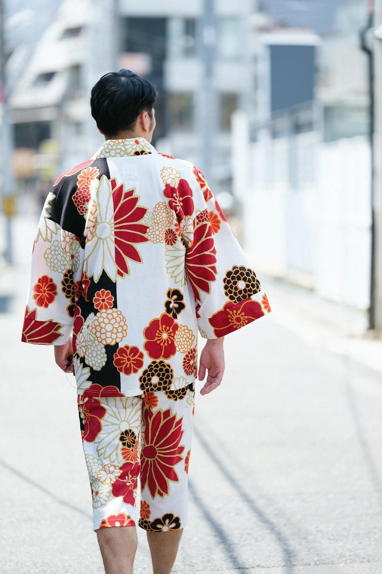 高島縮棉 20/20細腿褲/金襴緞子