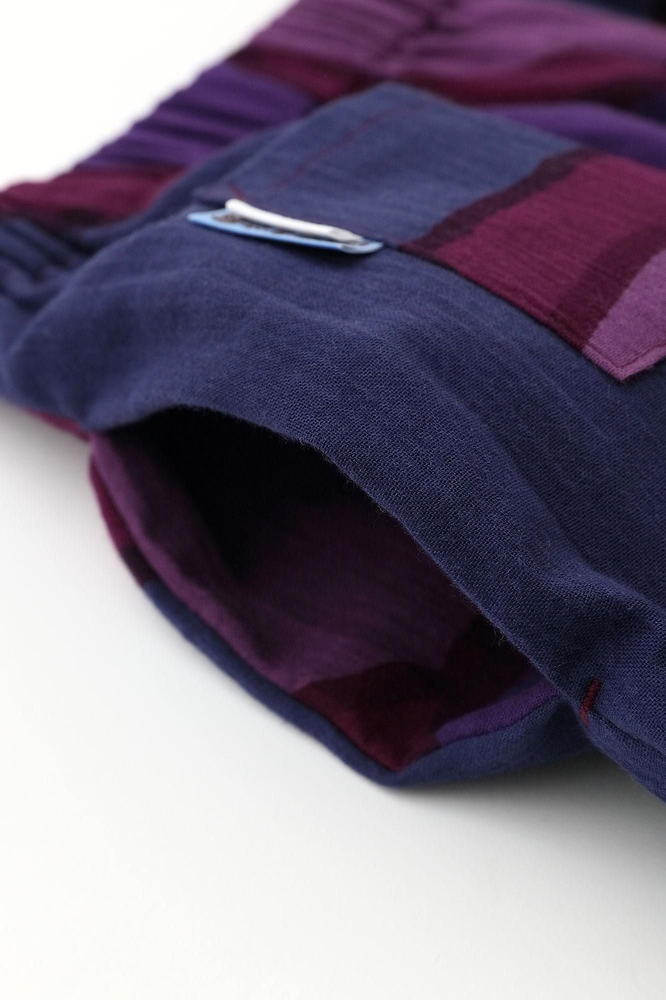 高島縮棉 20/20闊腿褲 短版/茁壯