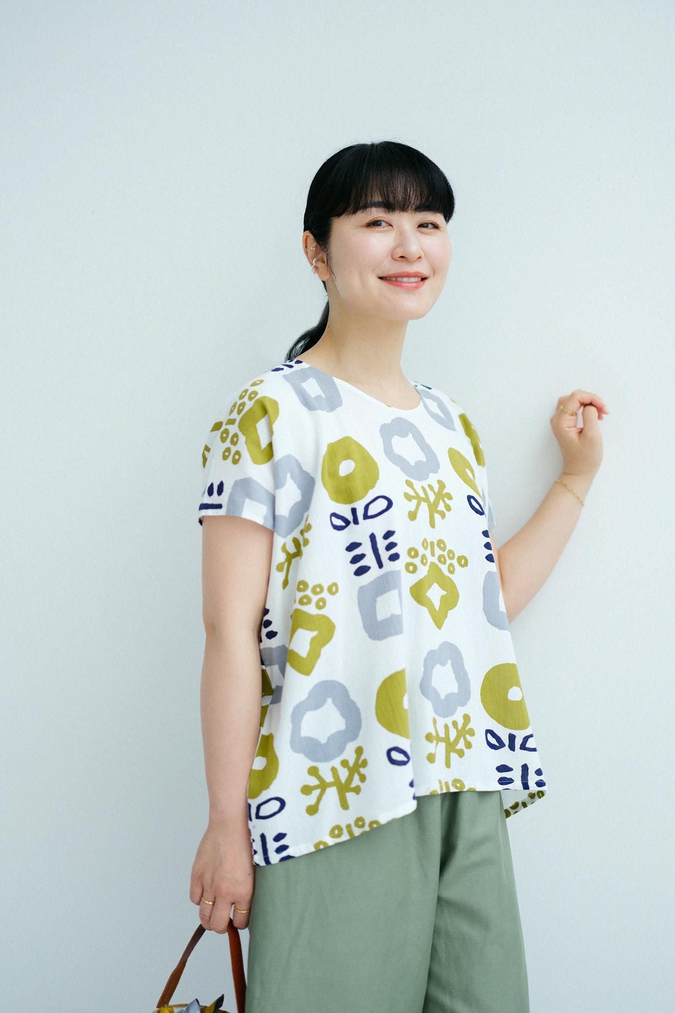 Chizimi Cotton 20/20 Square Top / Antiquity