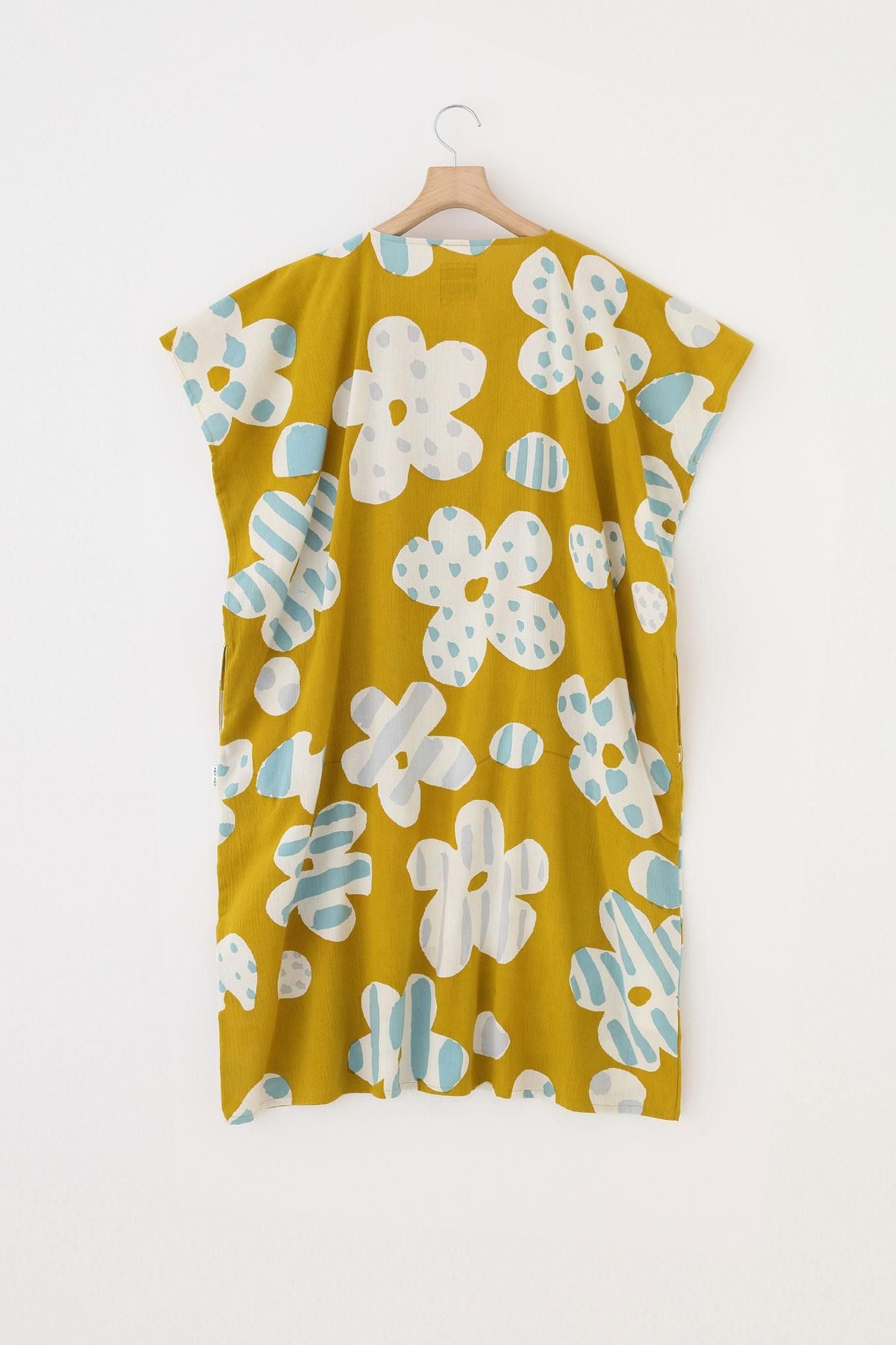 高島縮棉 20/20長方形洋裝/綻放