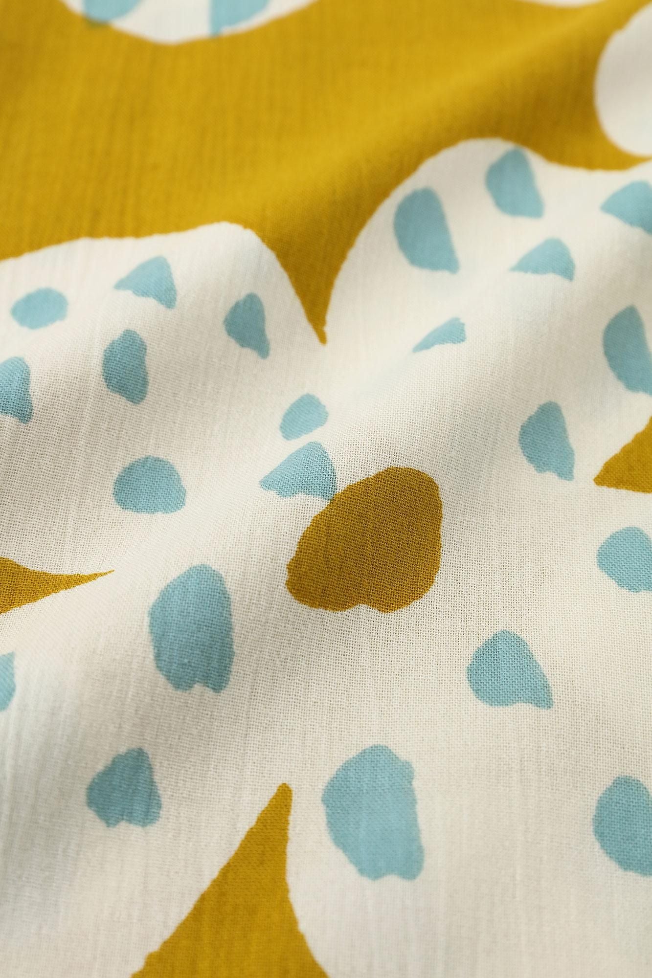 高島縮棉 20/20長方形洋裝/綻放