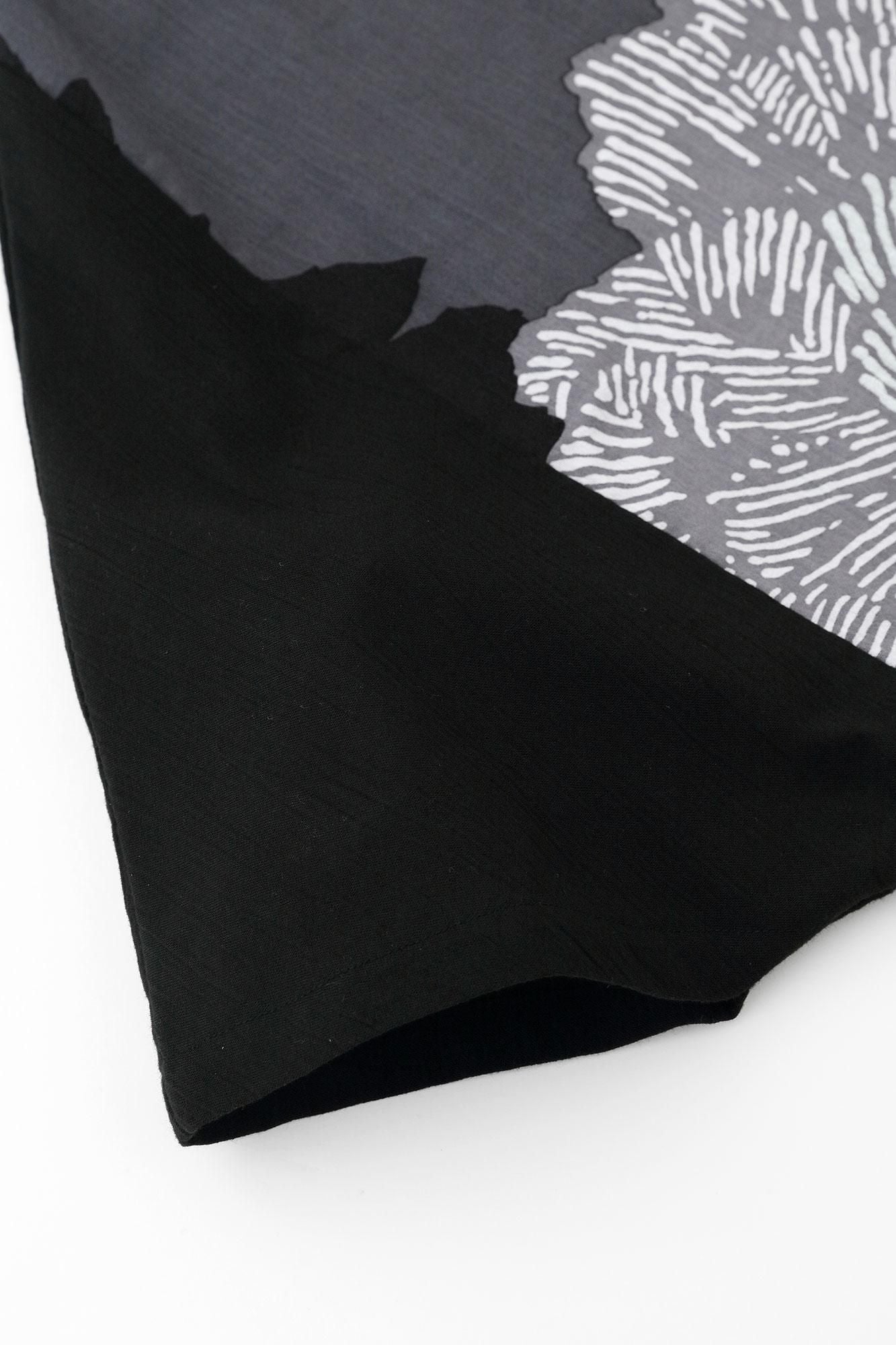 【net限定】高島縮 20/20 富士(ふじ) 2.0/濡羽色(ぬればいろ)×芍薬(しゃくやく)