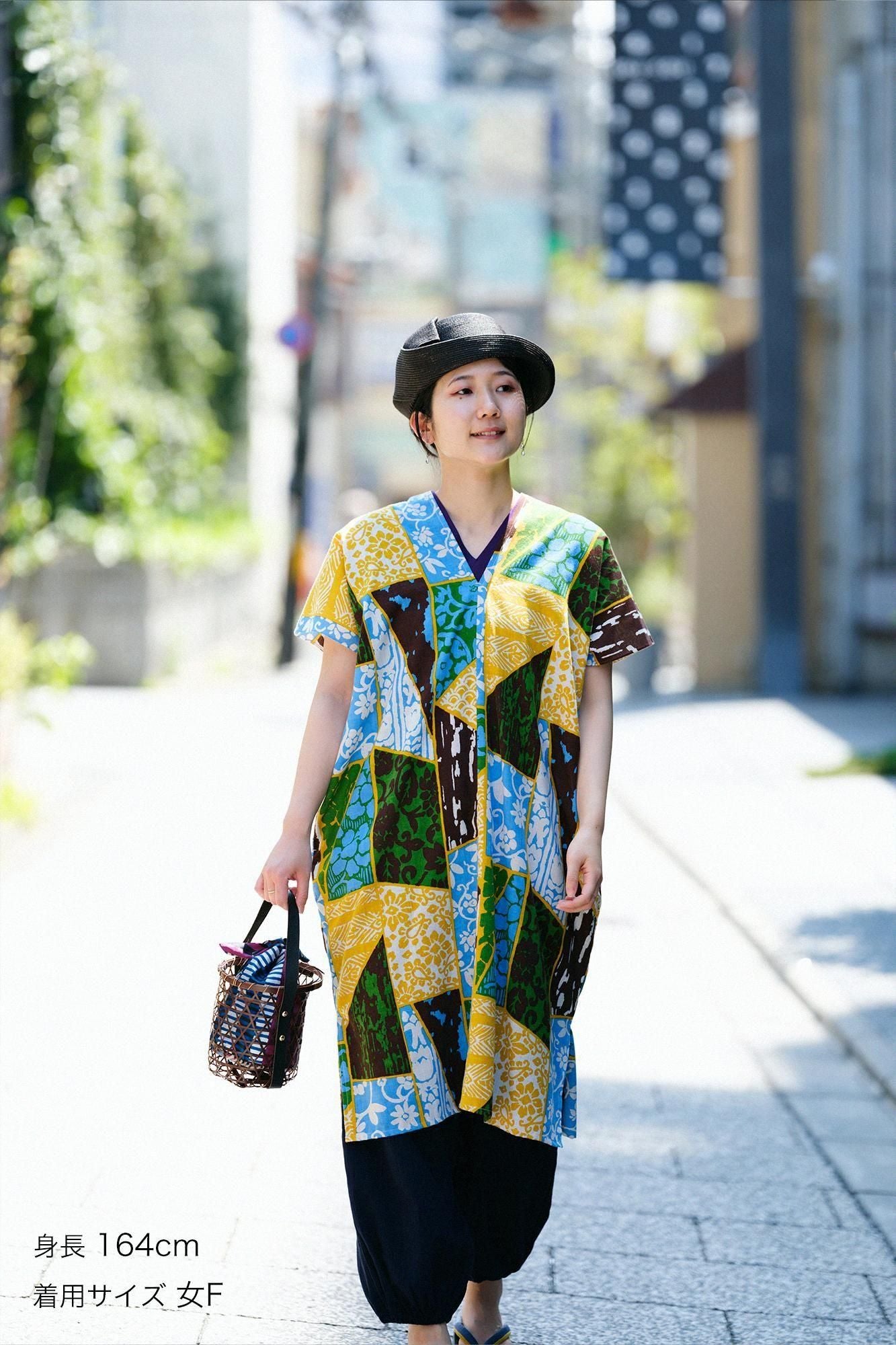 Isemomen Bun Rectangular Dress Split Joint / Patchwork Kimono of Uesugi Kenshin Family-Recreation