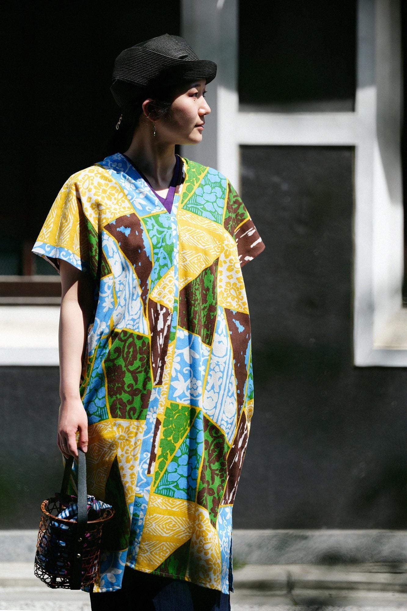 Isemomen Bun Rectangular Dress Split Joint / Patchwork Kimono of Uesugi Kenshin Family-Recreation