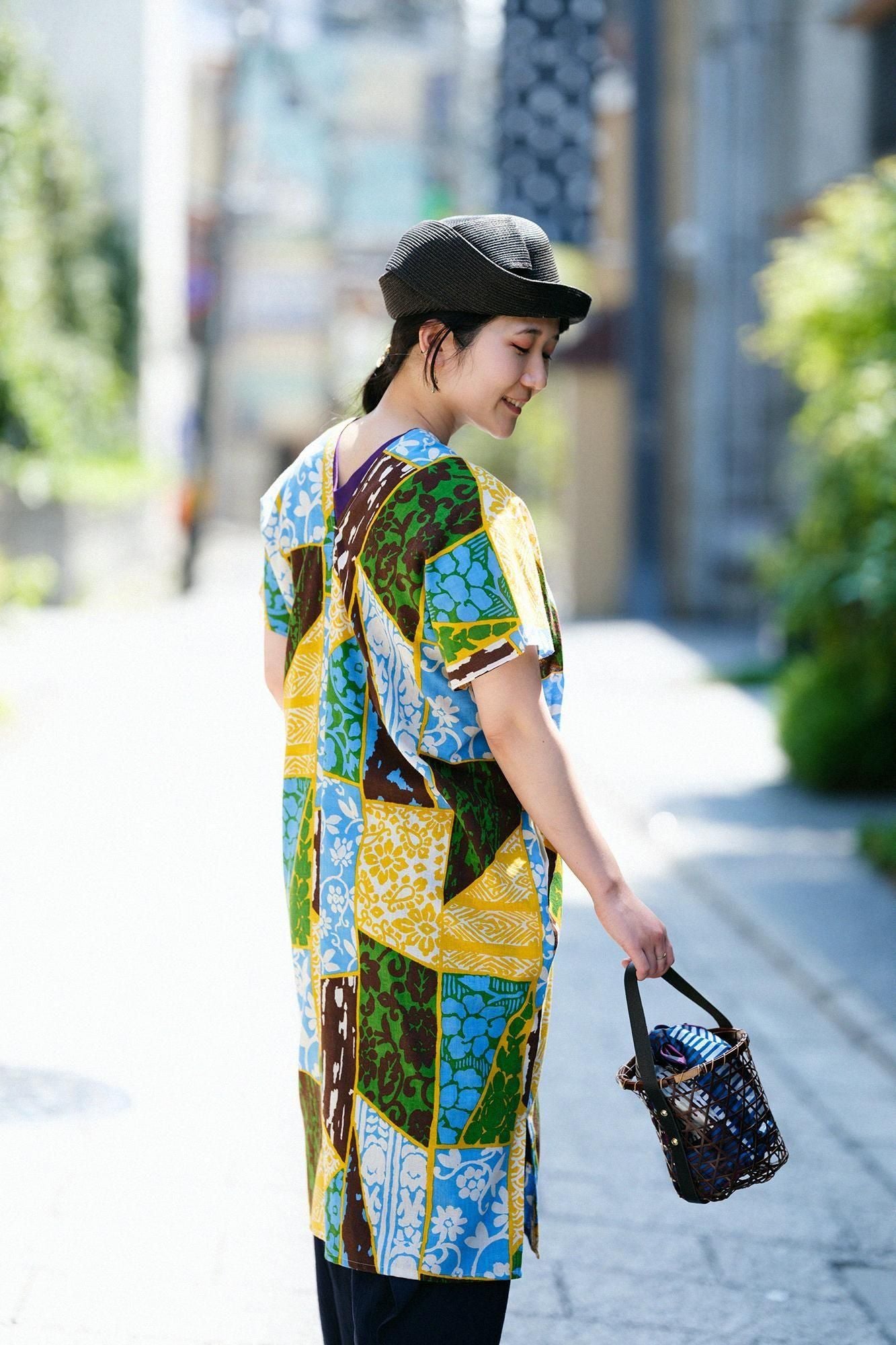 Isemomen Bun Rectangular Dress Split Joint / Patchwork Kimono of Uesugi Kenshin Family-Recreation