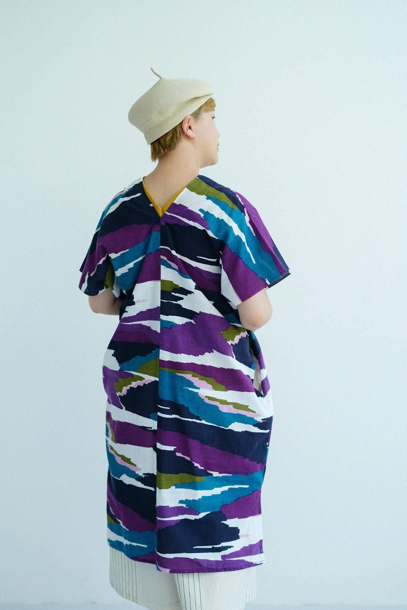 iSe棉文矩形长袍两体 /壮丽的视图