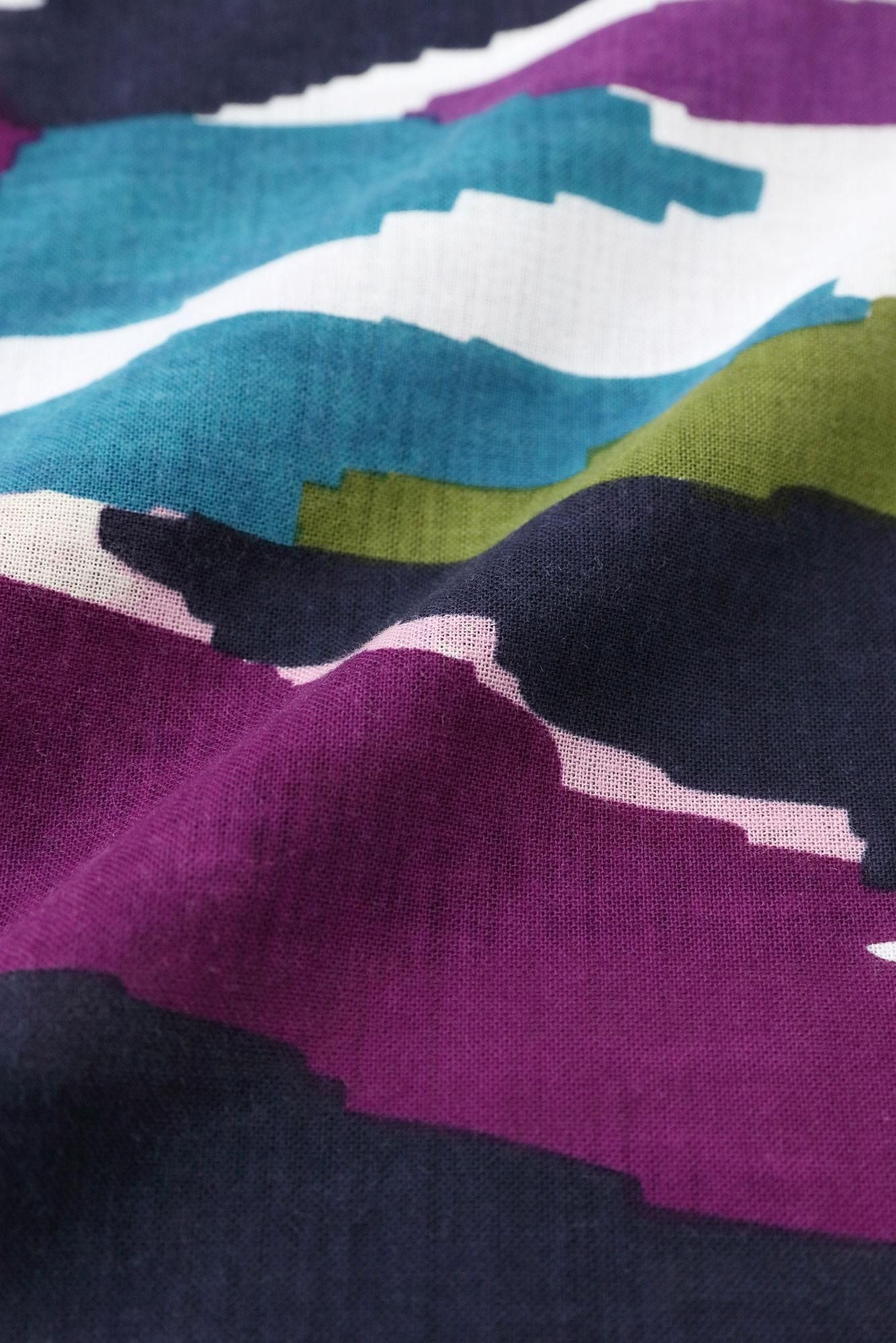 iSe棉文矩形长袍两体 /壮丽的视图