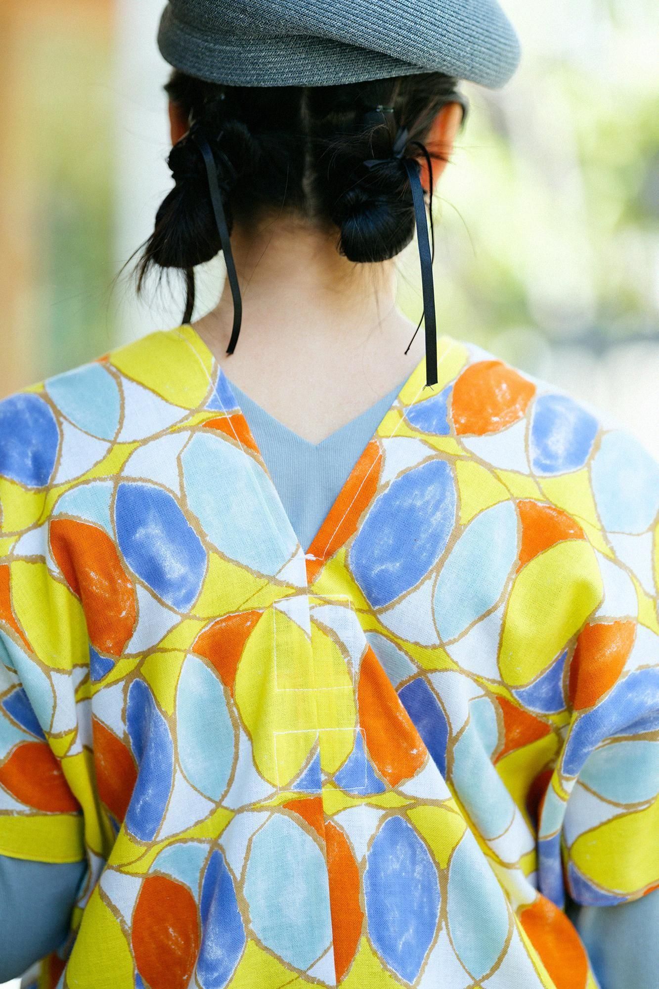 Isemomen Bun Rectangular Dress Split Joint / Linking Rings Reflection