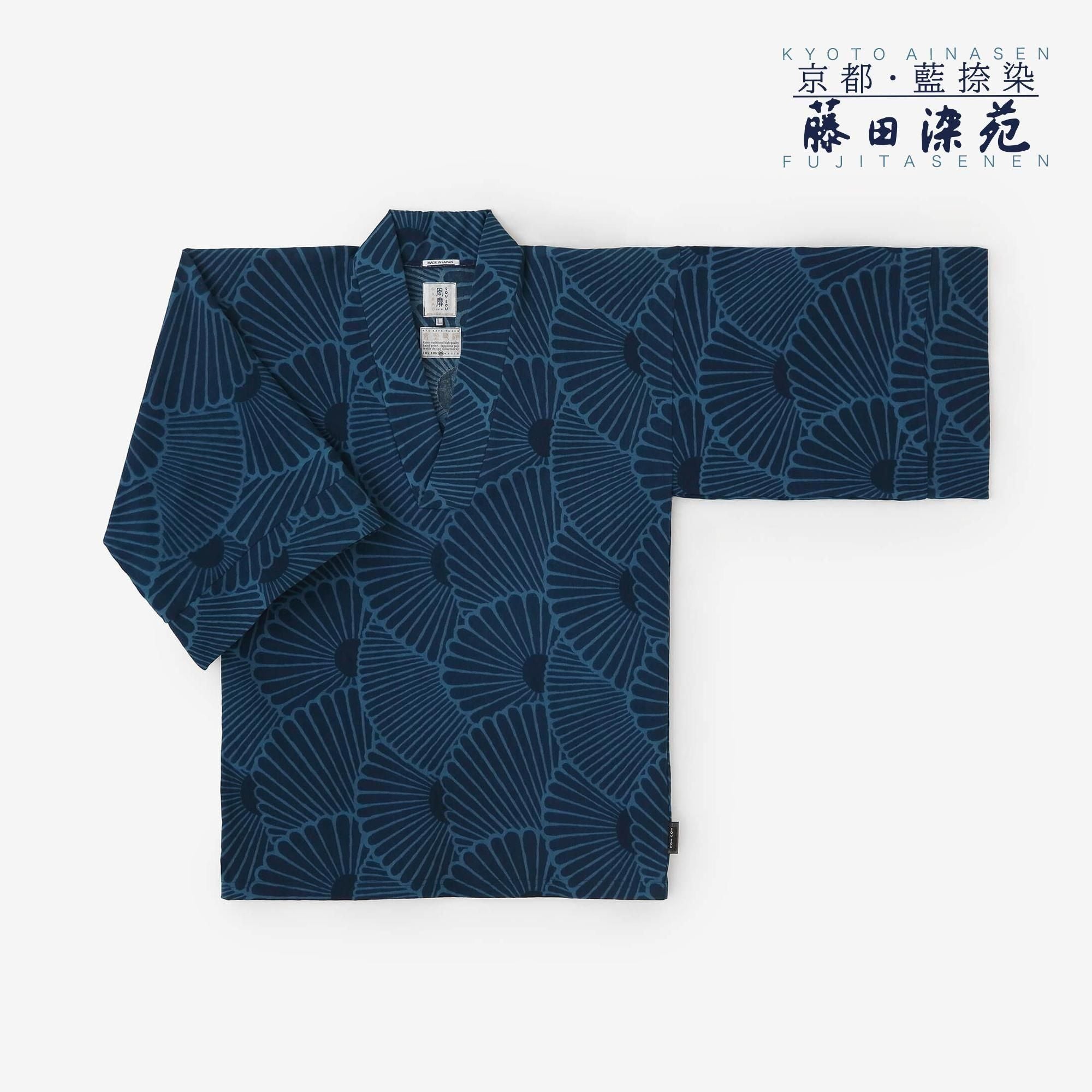 Takashima Shuzo 40/40 Indigo印刷(Ainasen)fuubi(第1部分)/kikuogi(kikuogi)