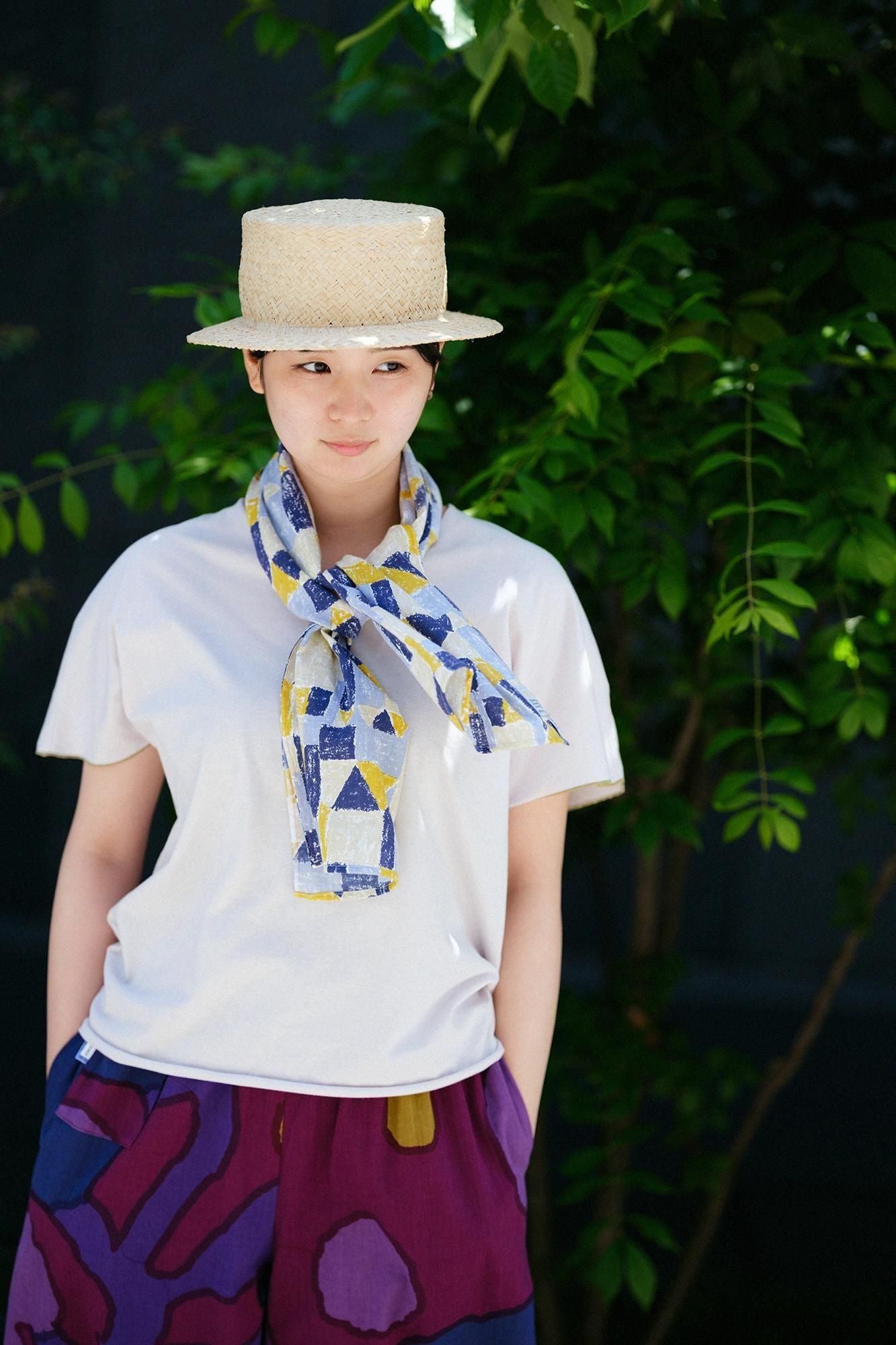 伊勢木棉 圍巾 短版/積木之家