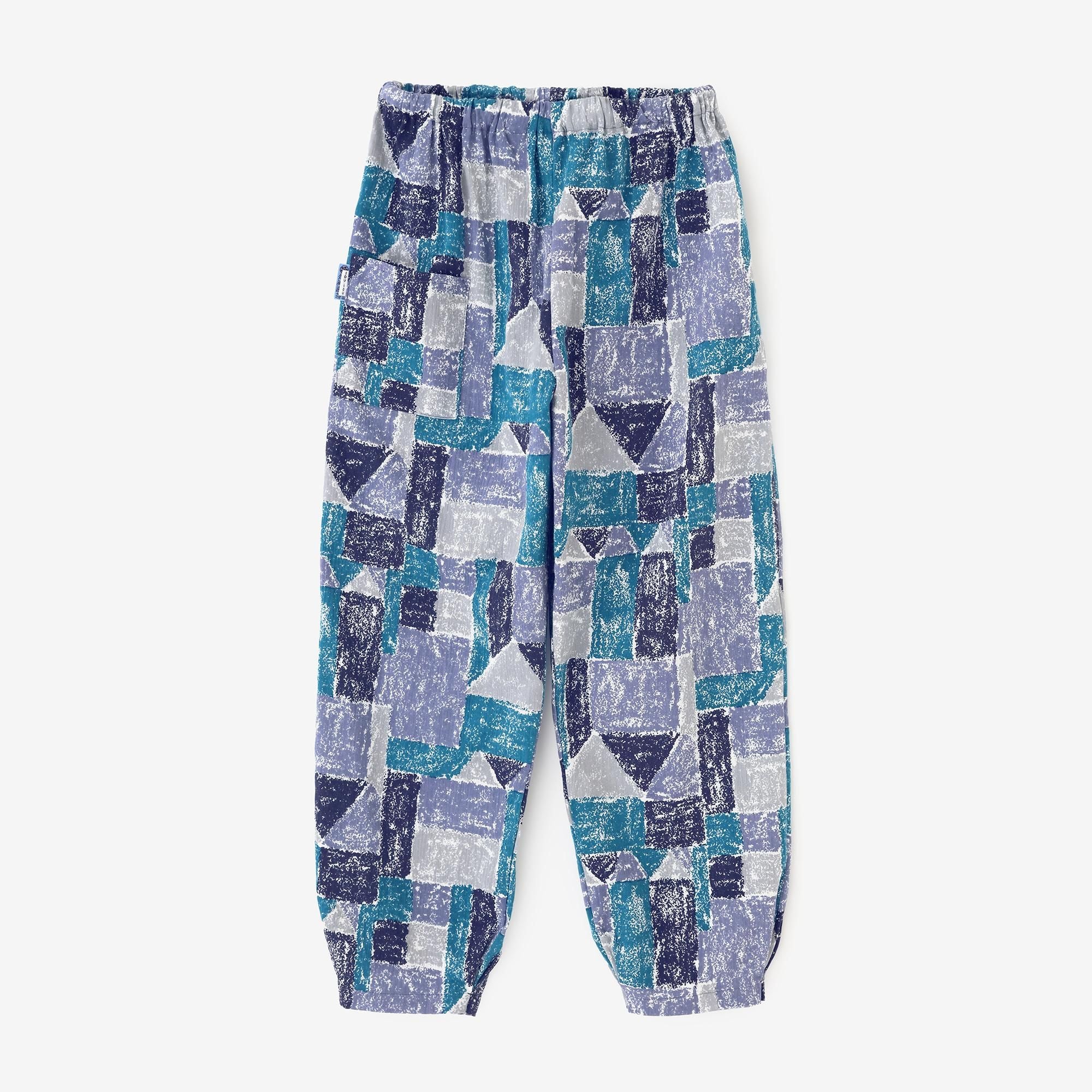 Chizimi Cotton 20/20 Monpe Workers Pants / Toy Block Houses