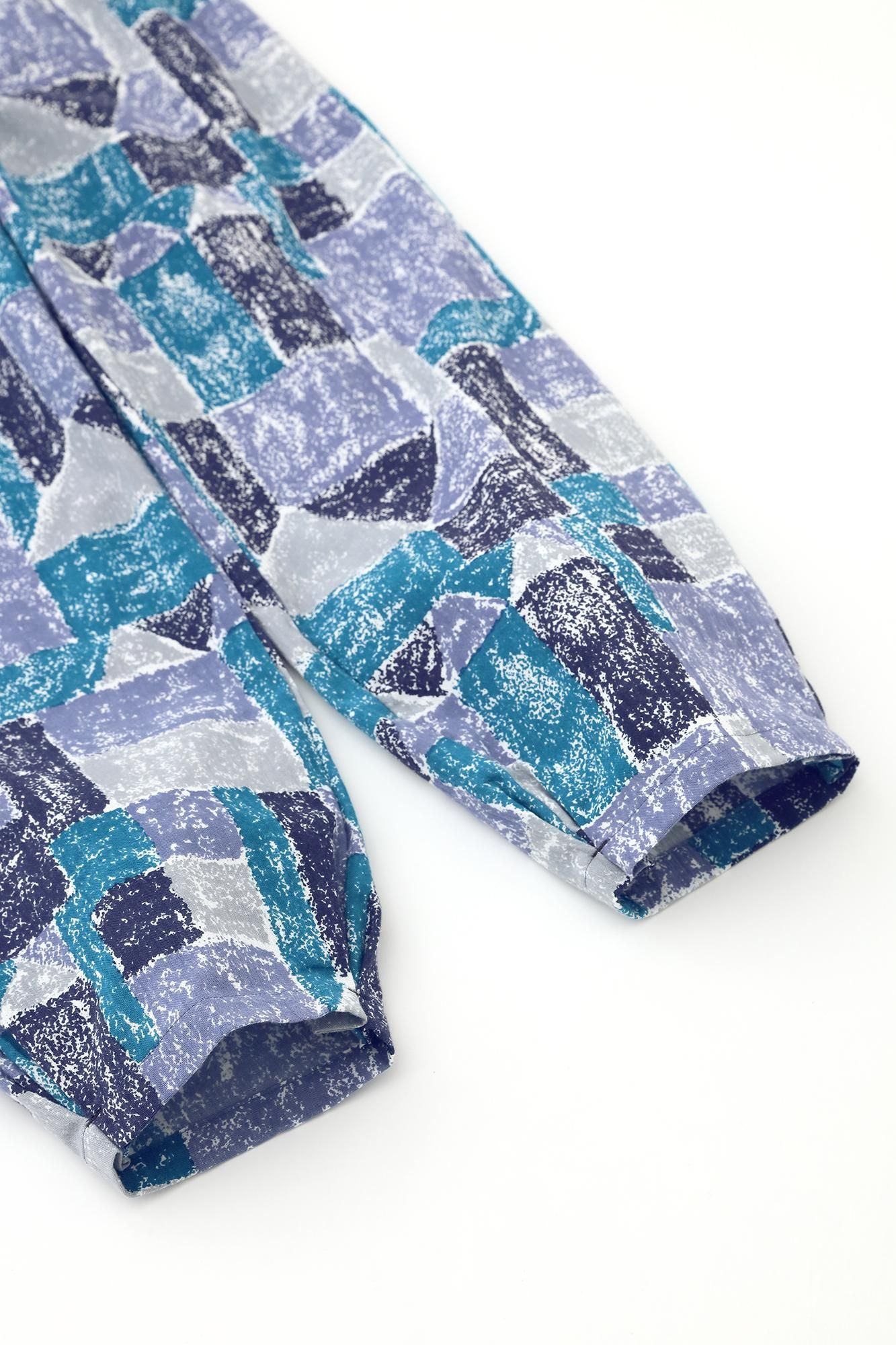 Chizimi Cotton 20/20 Monpe Workers Pants / Toy Block Houses