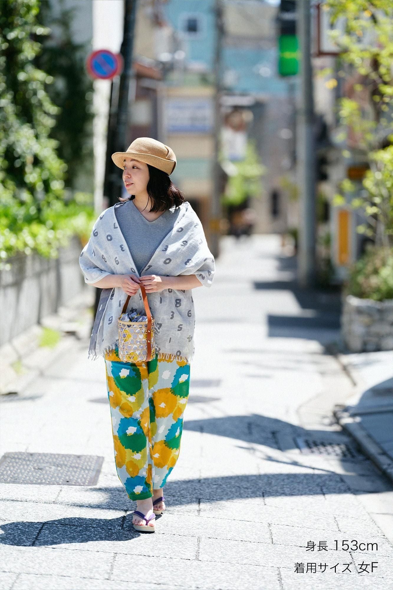 高島縮棉 20/20工人褲/盛開