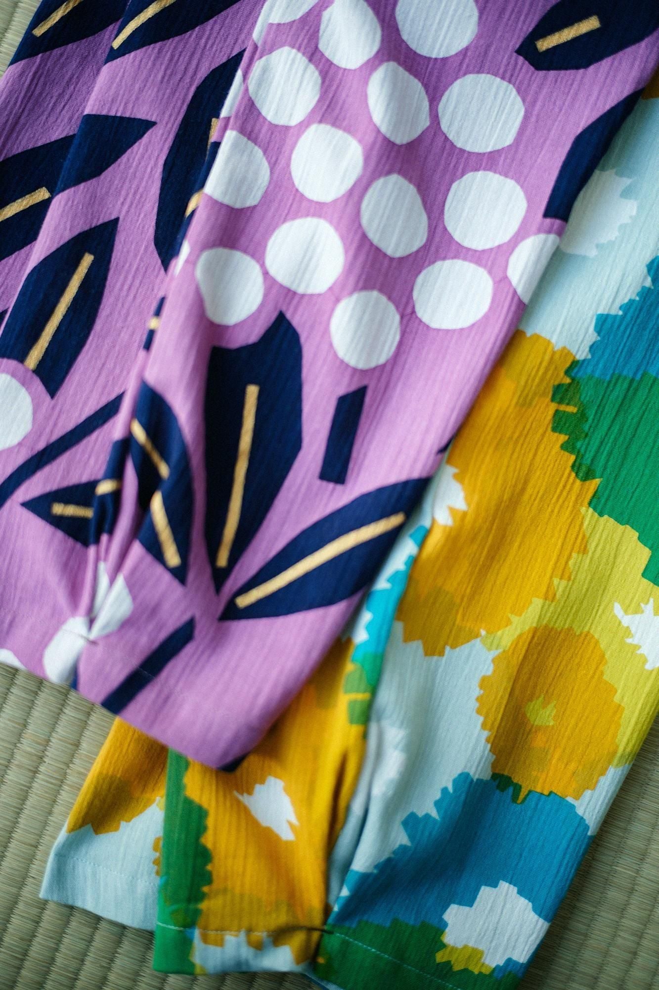 高島縮棉 20/20工人褲/盛開