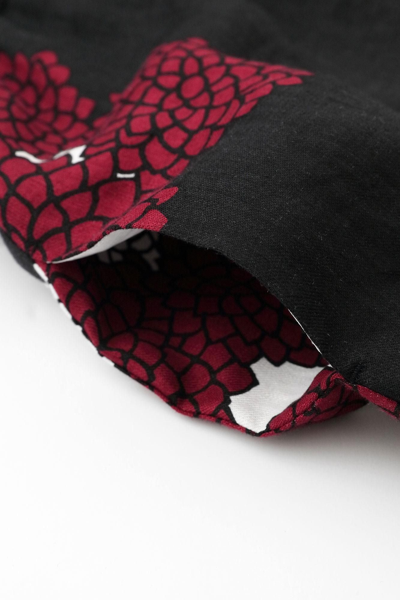 大麻Yukata新鲜 /菊花在云中