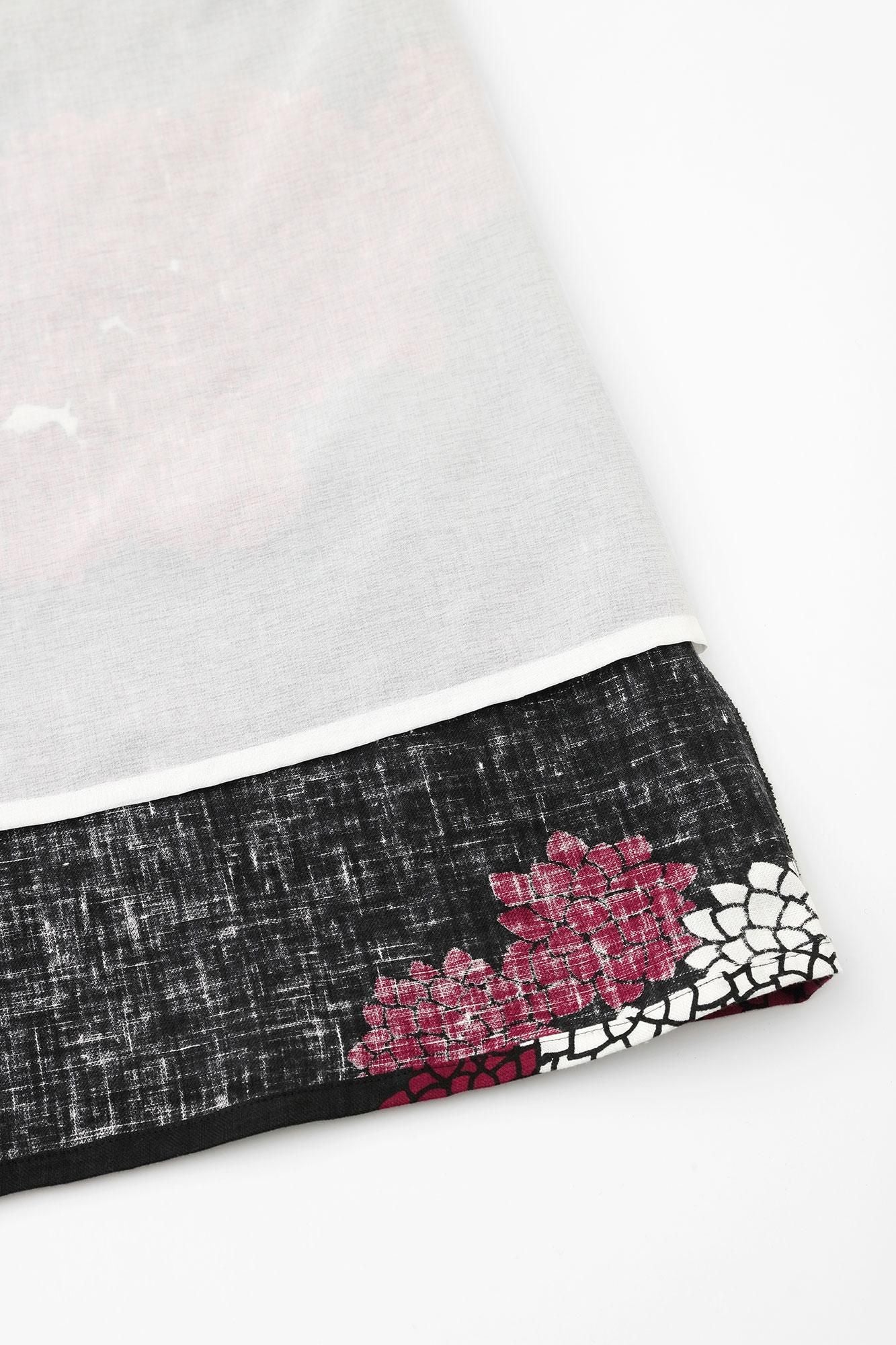 大麻Yukata新鲜 /菊花在云中