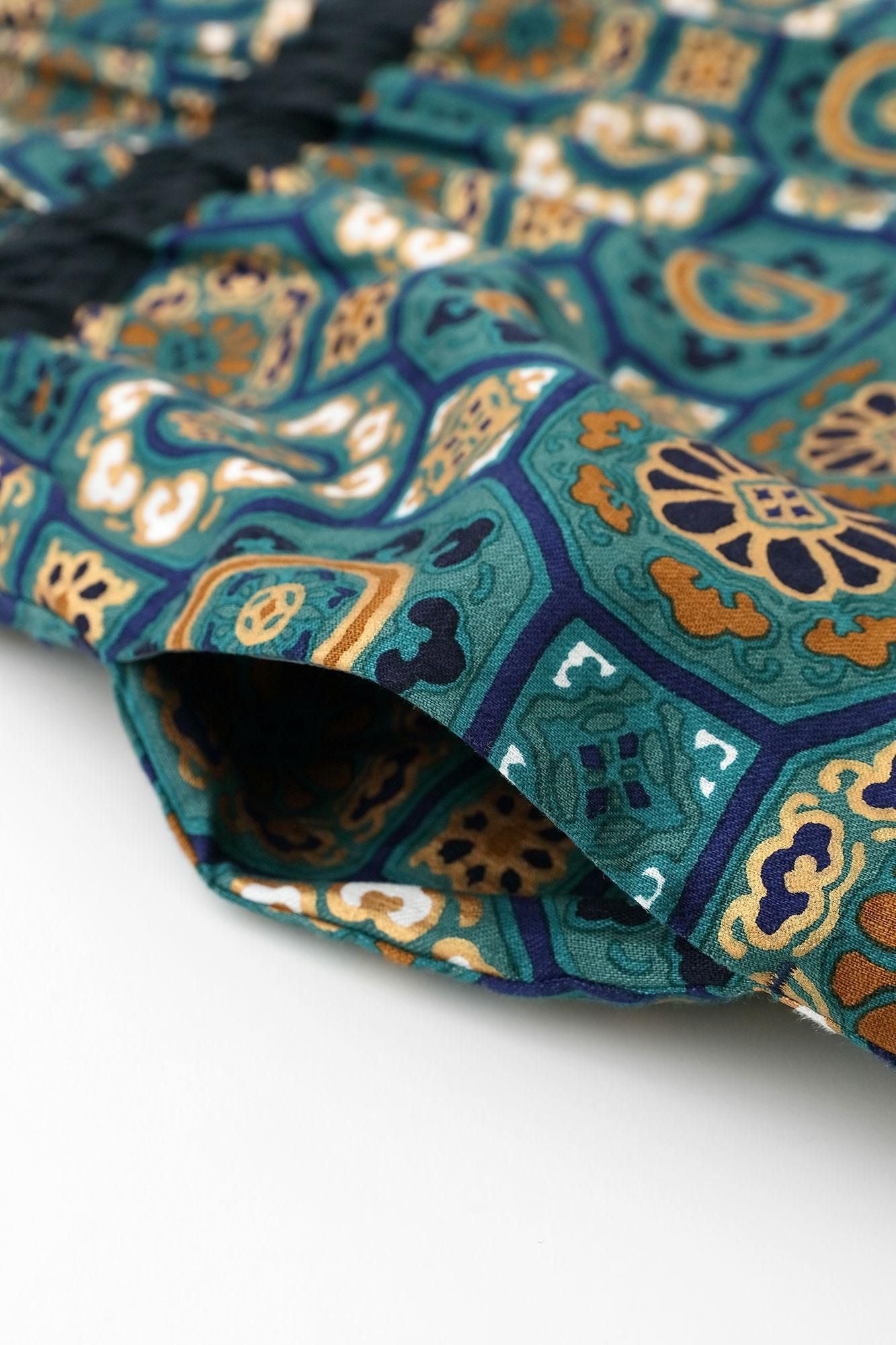 大麻Yukata新鲜/光荣(绿色)