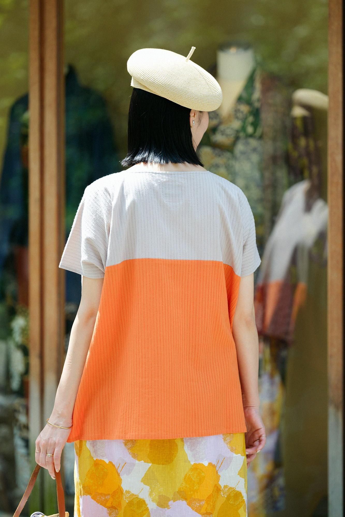 타카시마치지미 40/20 아키하 사각형옷 Gumi/Sakura Nezu x Red Orange