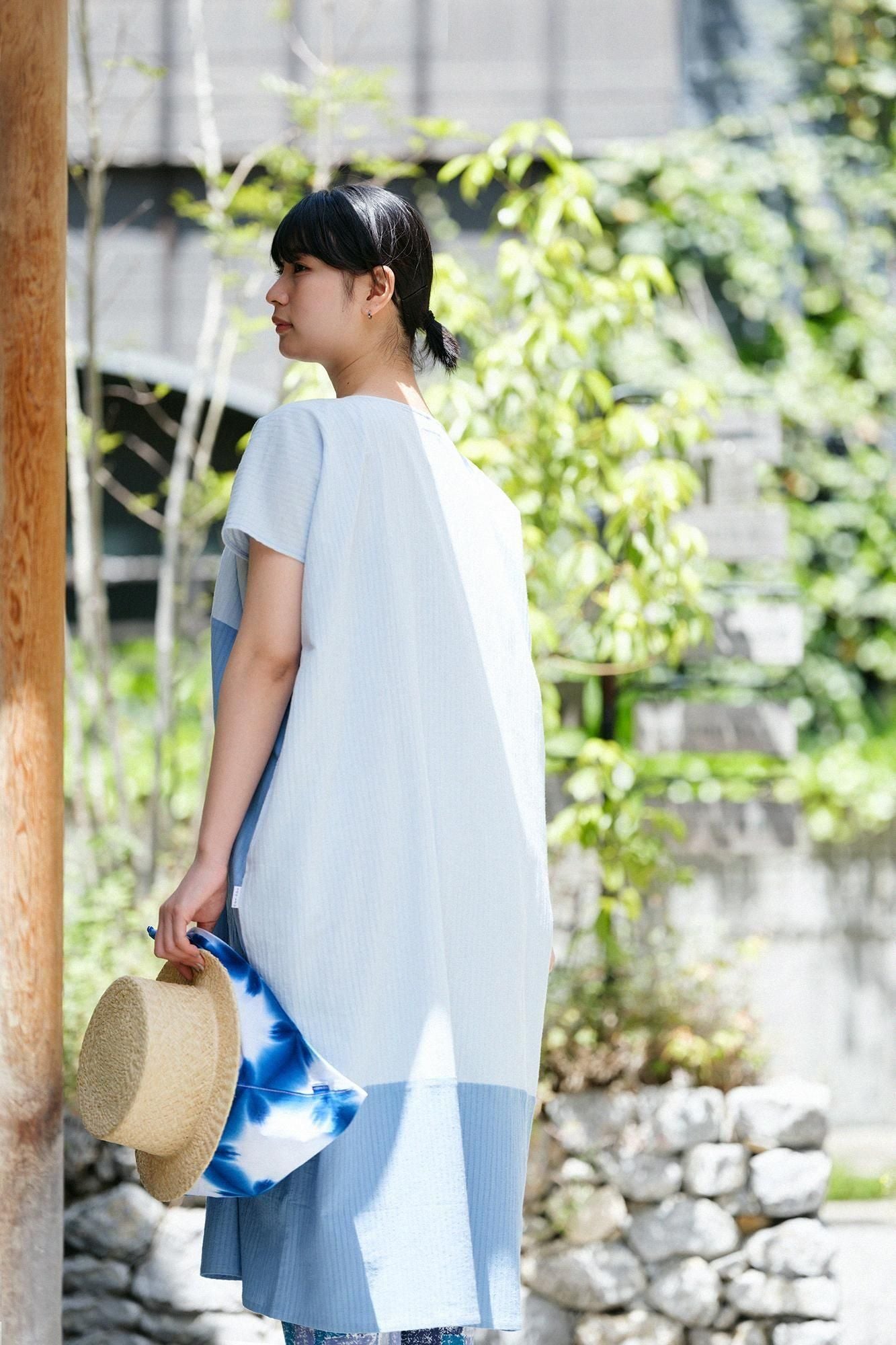 Takashima Shuku 40/20 Akiha矩形服装(ChoHokei)组/Geppakku X Minato Nezu