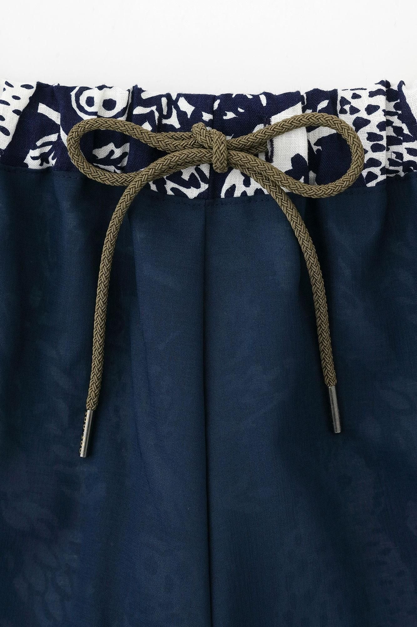 麻 闊腿褲/森林生活