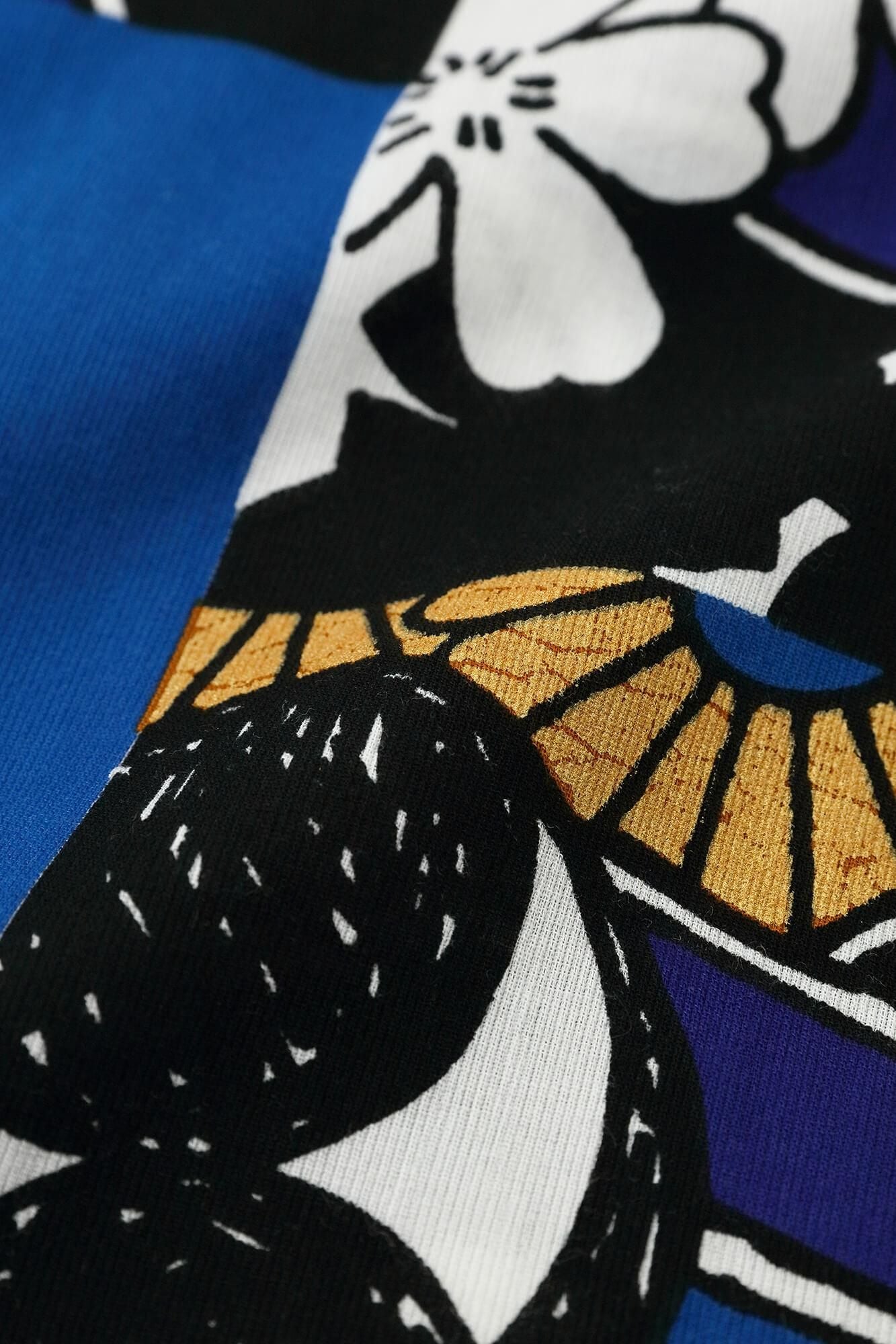 高島縮棉 40/40 短袖上衣/傾奇