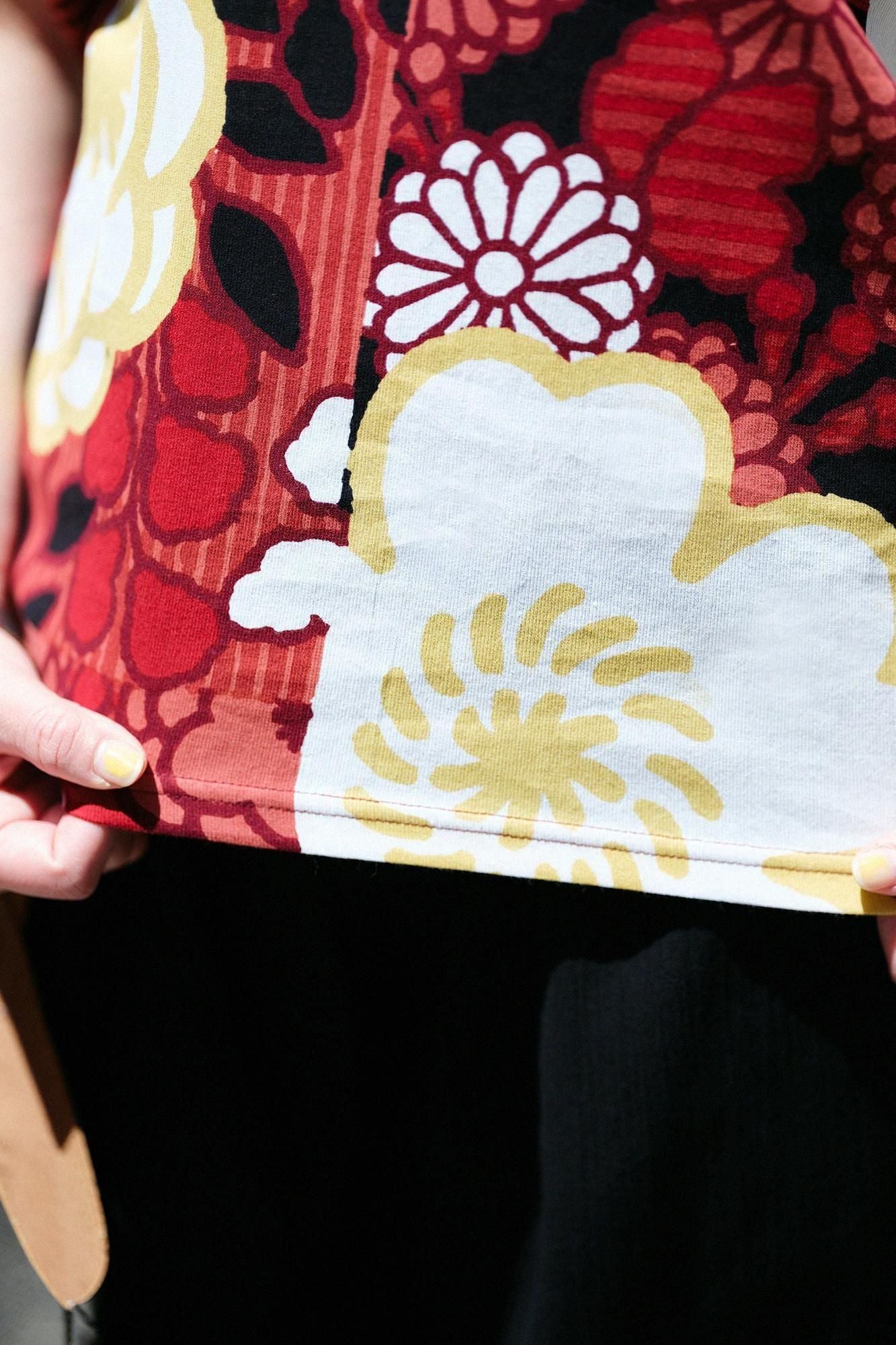 高島縮棉 40/40 短袖上衣/豪華